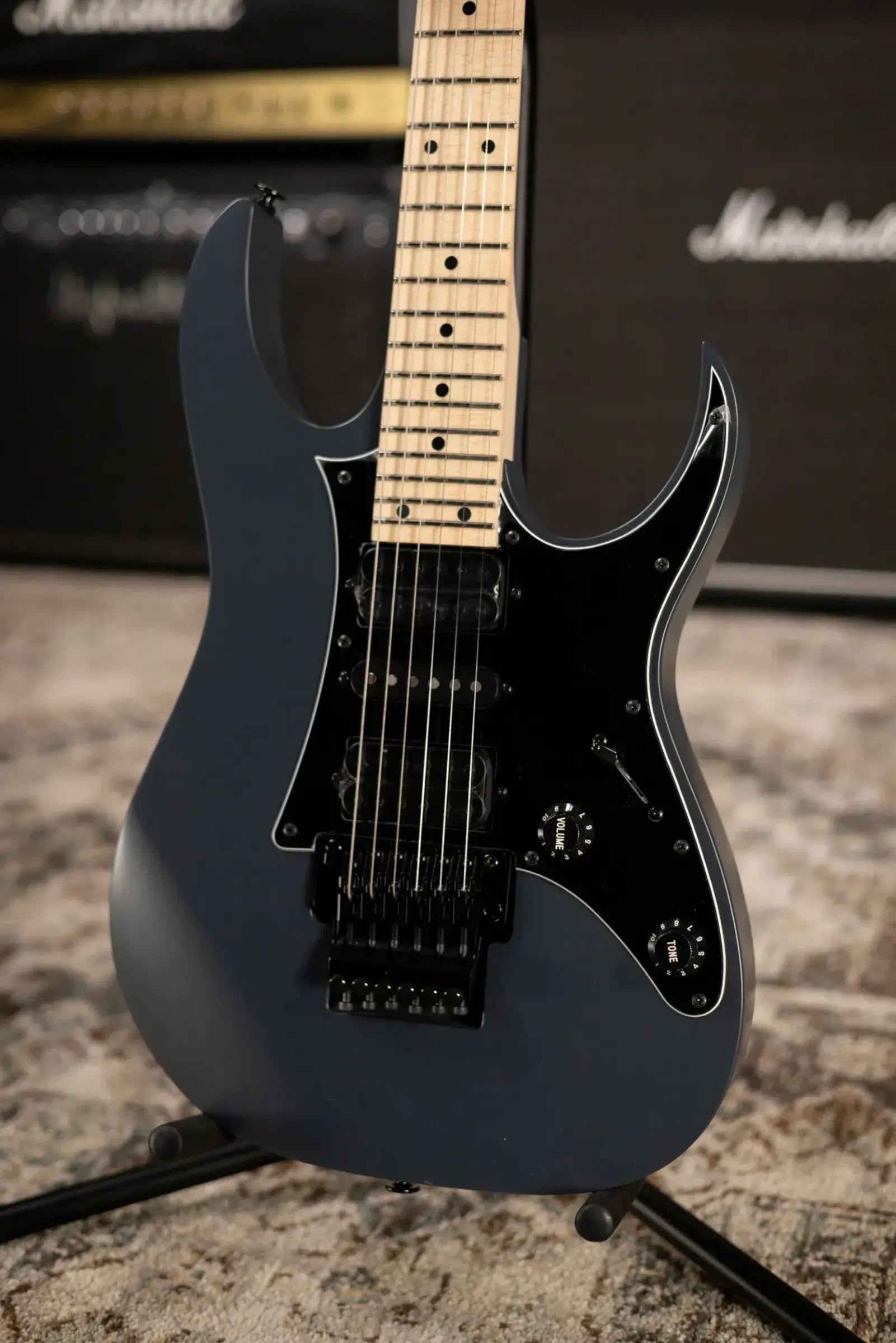 Ibanez RG550 Genesis Collection Electric Guitar - Gray Metallic Flat