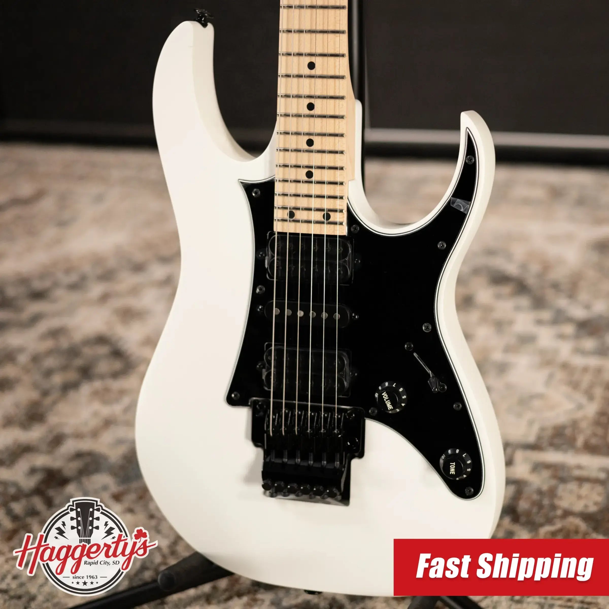 Ibanez RG550 Genesis Collection Electric Guitar - White Flat