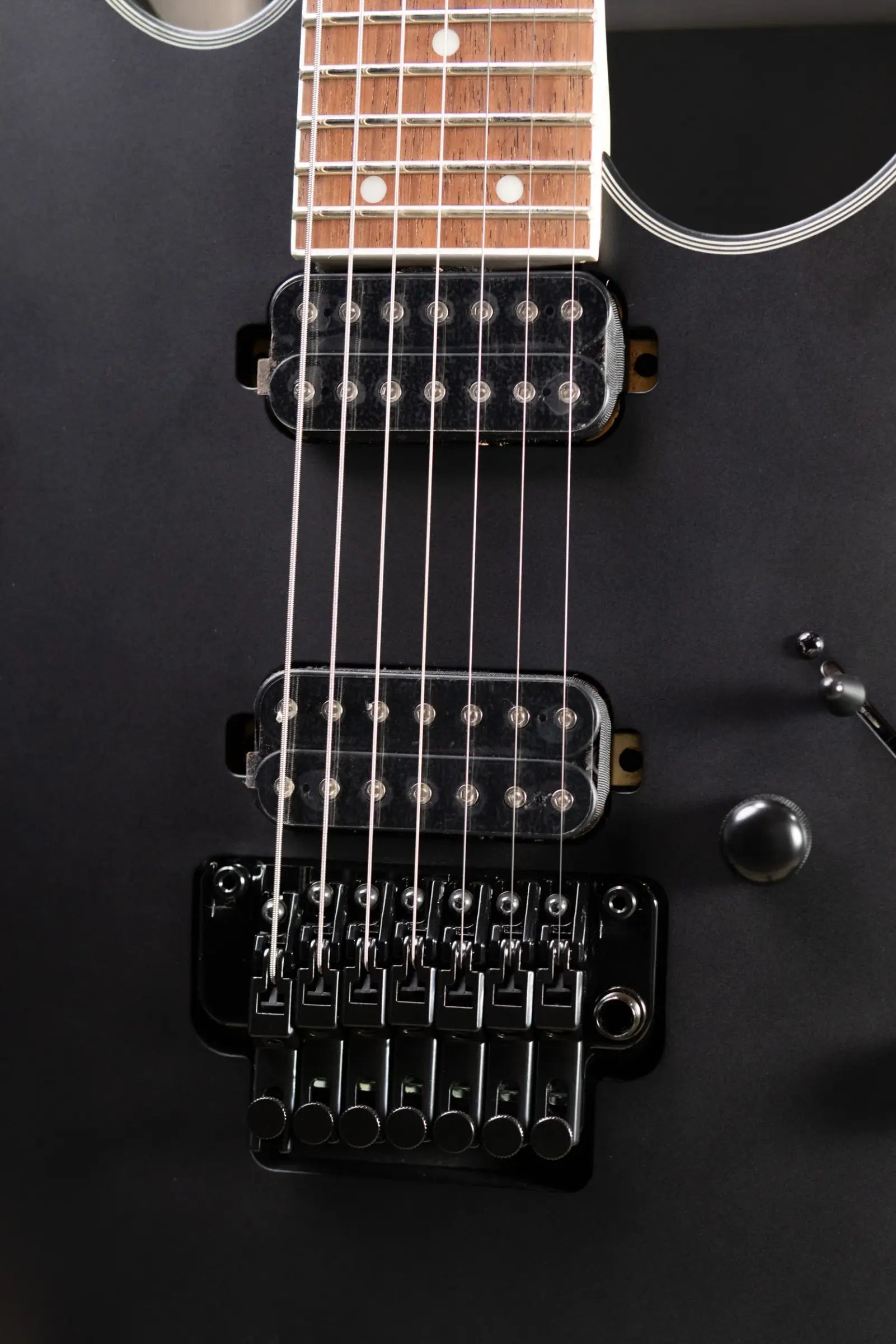 Ibanez RG7420EX 7-String Electric Guitar - Black Flat