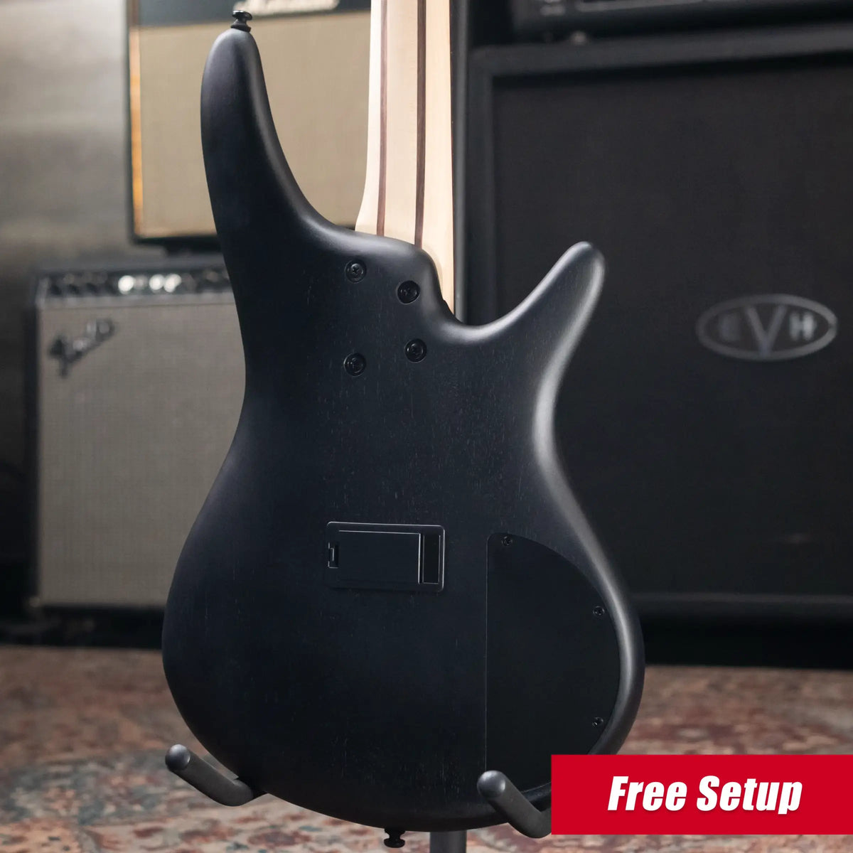 Ibanez SR300EBLWK Standard Left-Handed Electric Bass - Weathered Black
