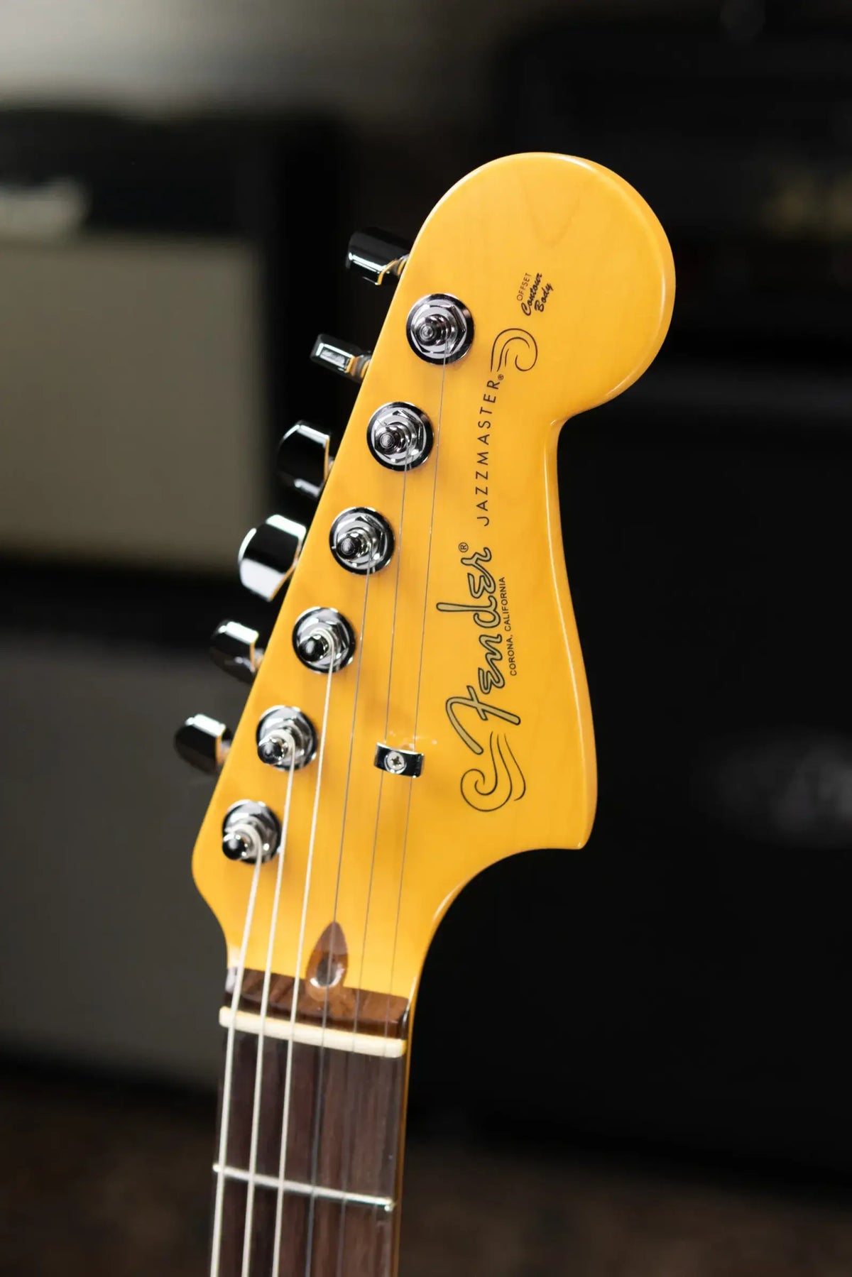 Fender American Professional Jazzmaster Electric Guitar - Oxblood with Hardshell CaseE