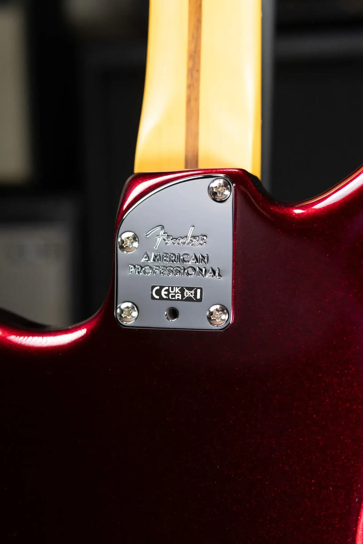 Fender American Professional Jazzmaster Electric Guitar - Oxblood with Hardshell CaseE