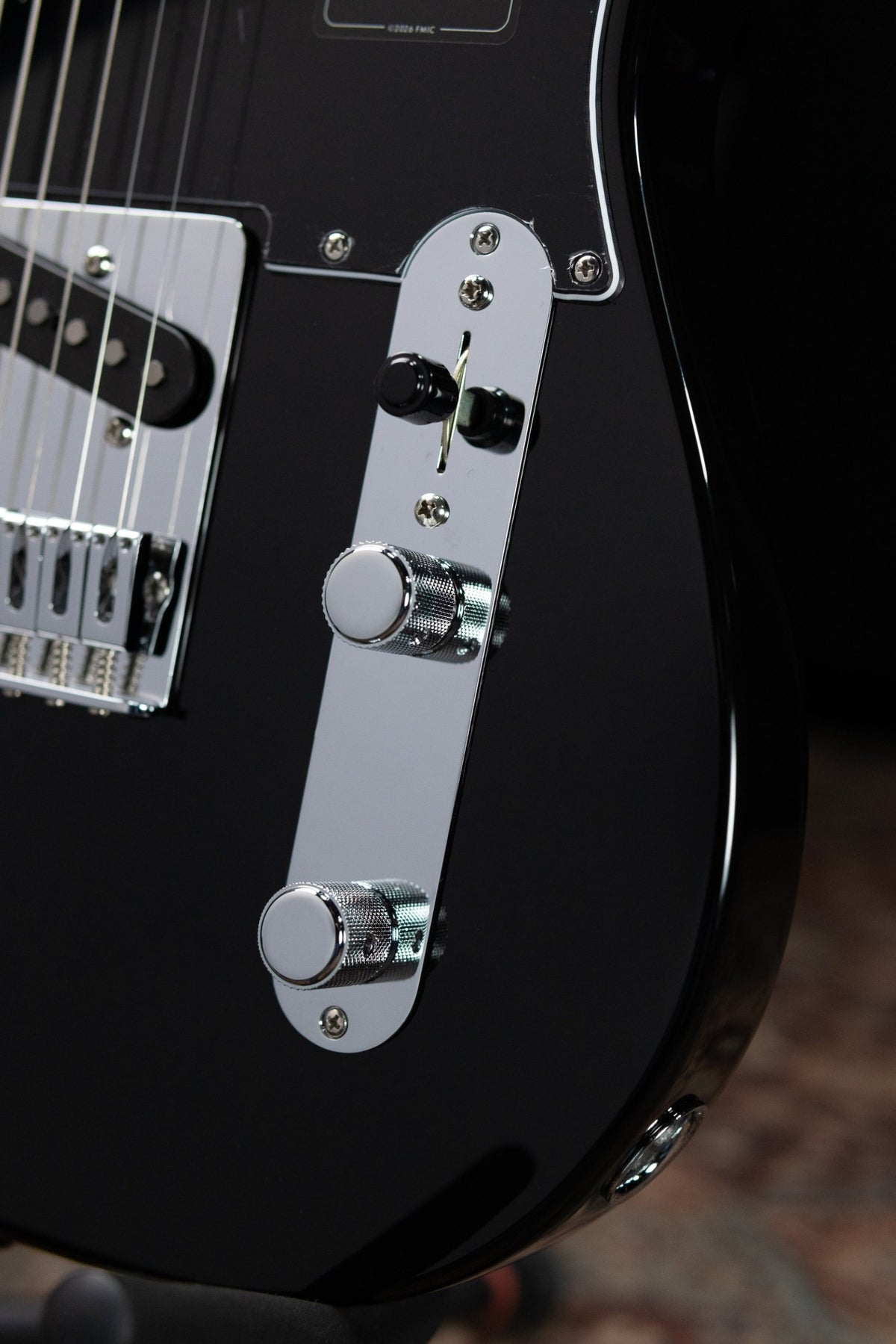 Fender 75th Anniversary Player II Baritone Telecaster Electric Guitar - Black
