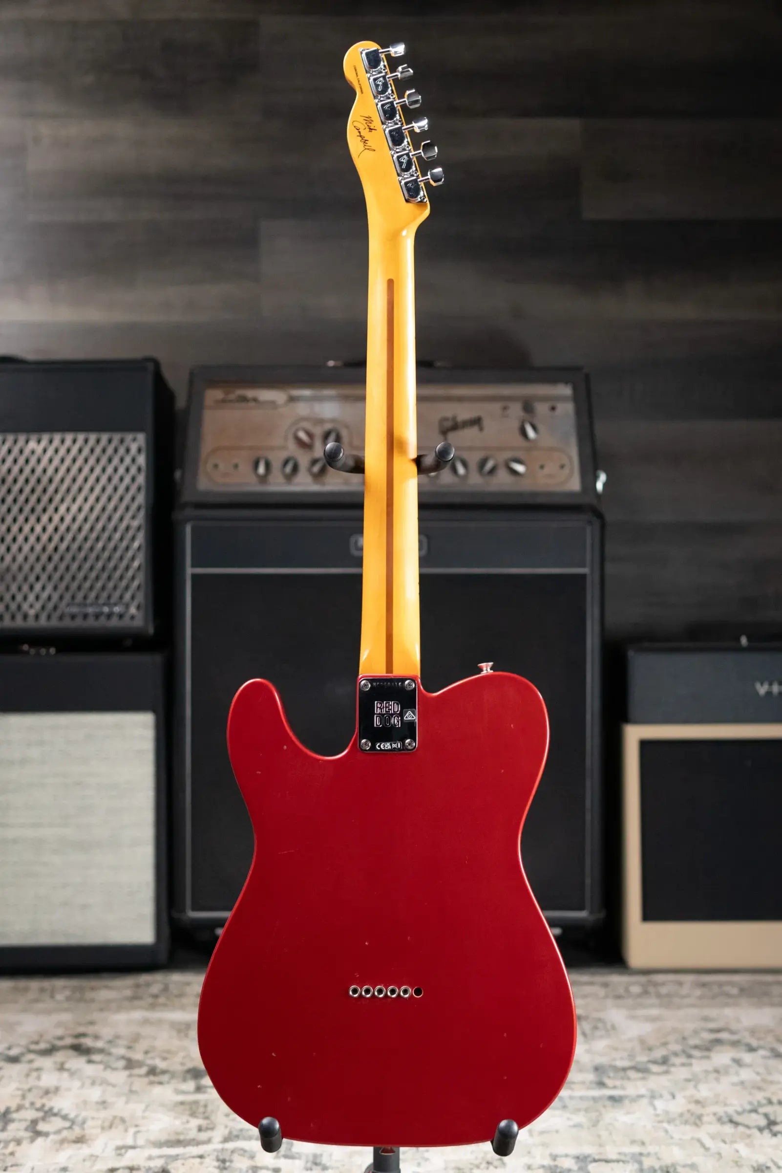 Fender Stories Collection Mike Campbell Red Dog Telecaster Electric Guitar - Red Dog Red with Hardshell Case - Used