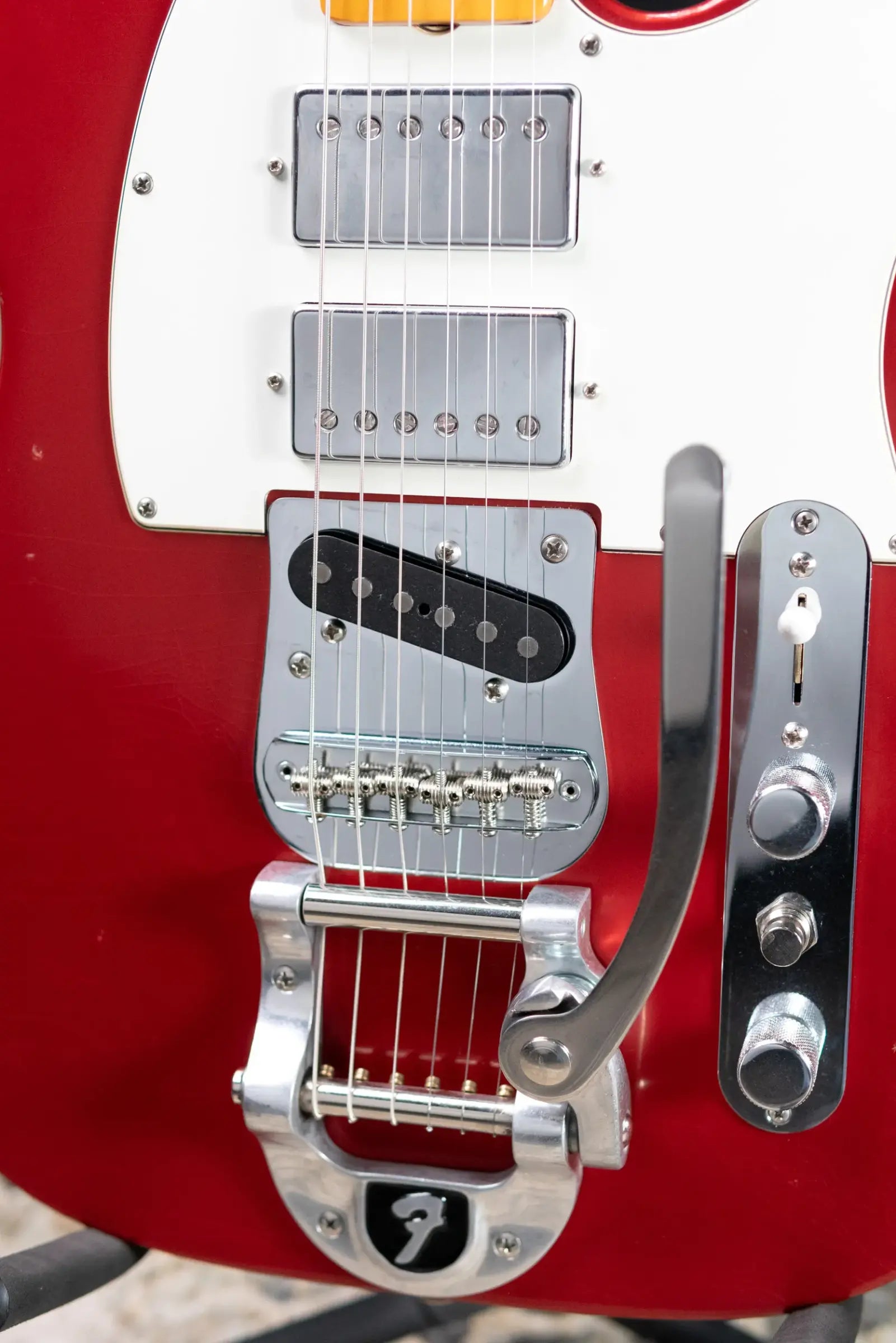 Fender Stories Collection Mike Campbell Red Dog Telecaster Electric Guitar - Red Dog Red with Hardshell Case - Used