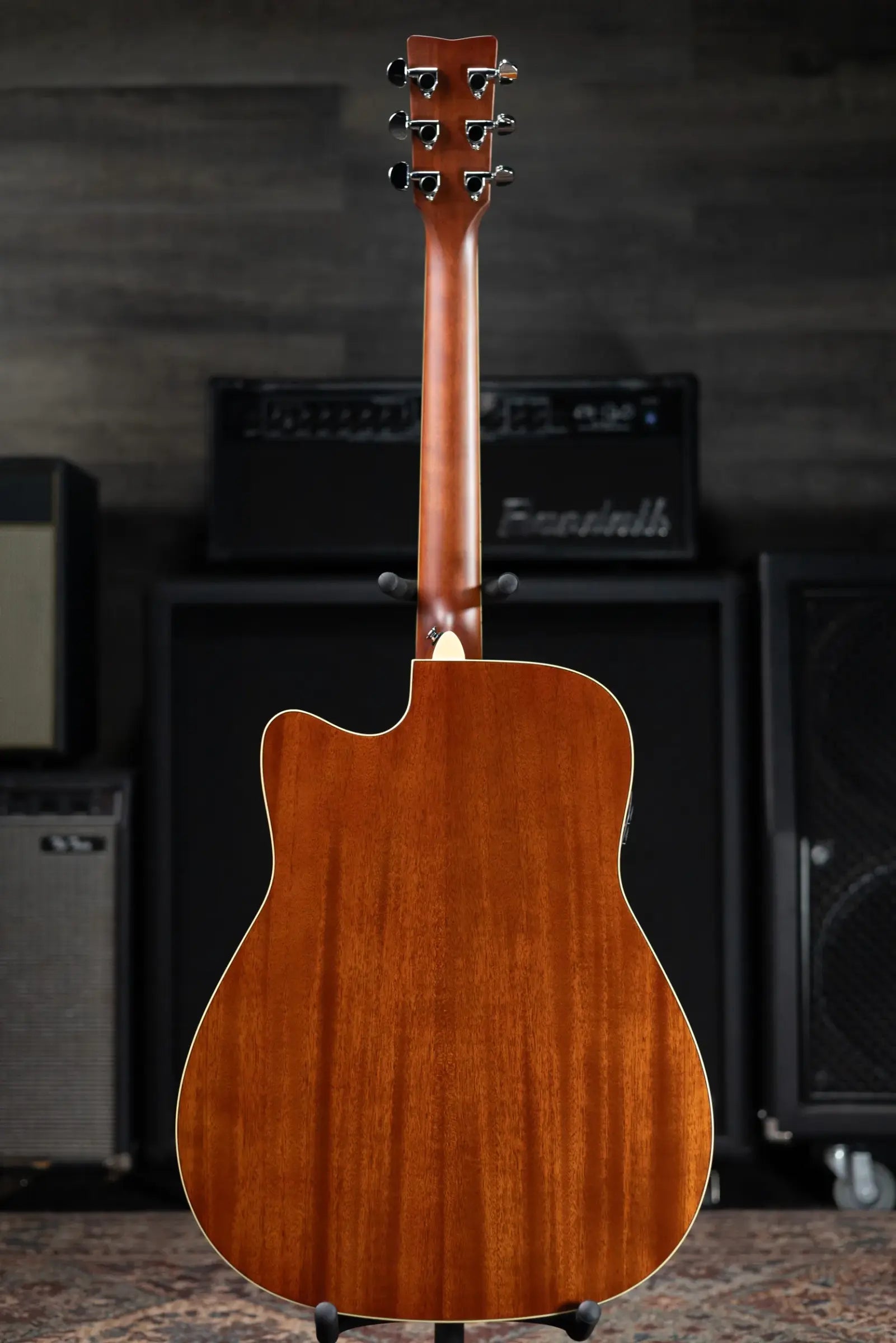 Yamaha FGC-TA Transacoustic Cutaway Acoustic/Electric Guitar - Vintage Tint