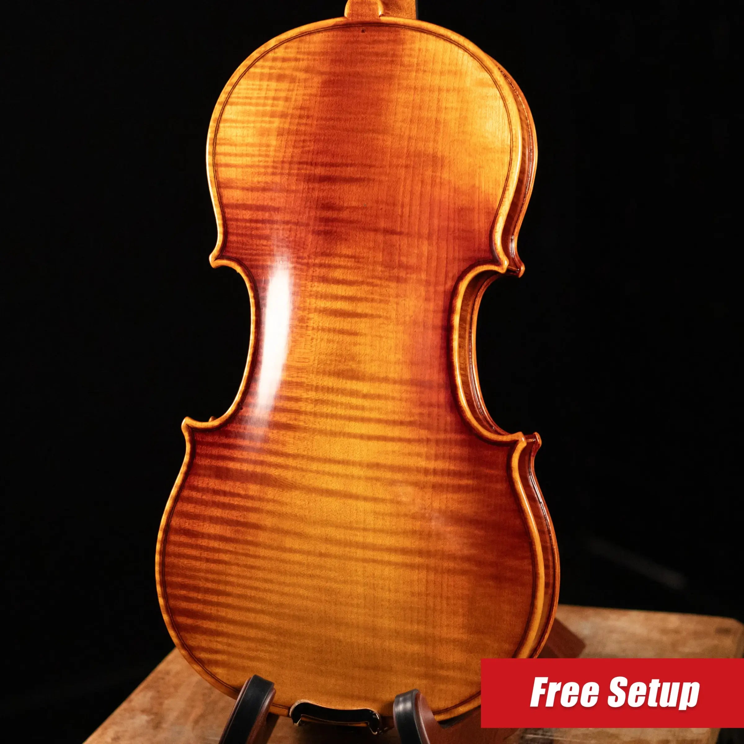 Scott Cao STV-850 Cremonese 1715 Strad 1-Piece Back Violin - 4/4