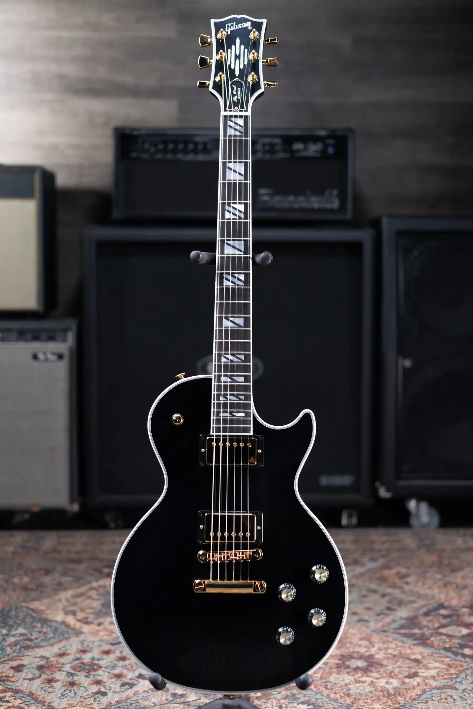 Gibson Les Paul Modern Supreme Electric Guitar - Ebony with Hardshell Case