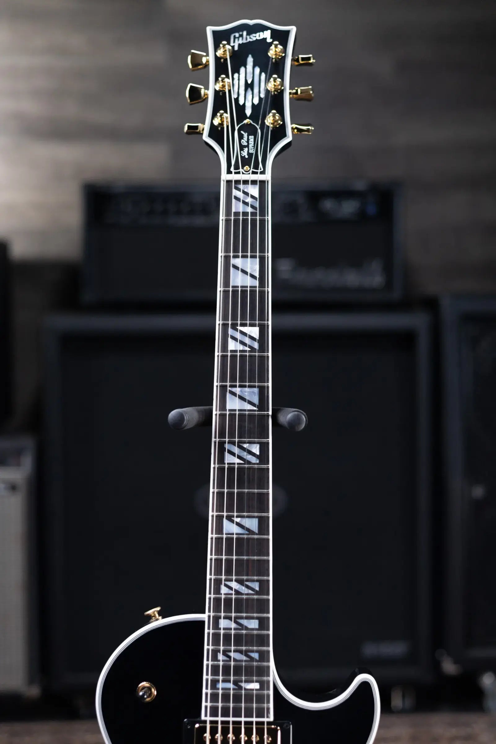 Gibson Les Paul Modern Supreme Electric Guitar - Ebony with Hardshell Case
