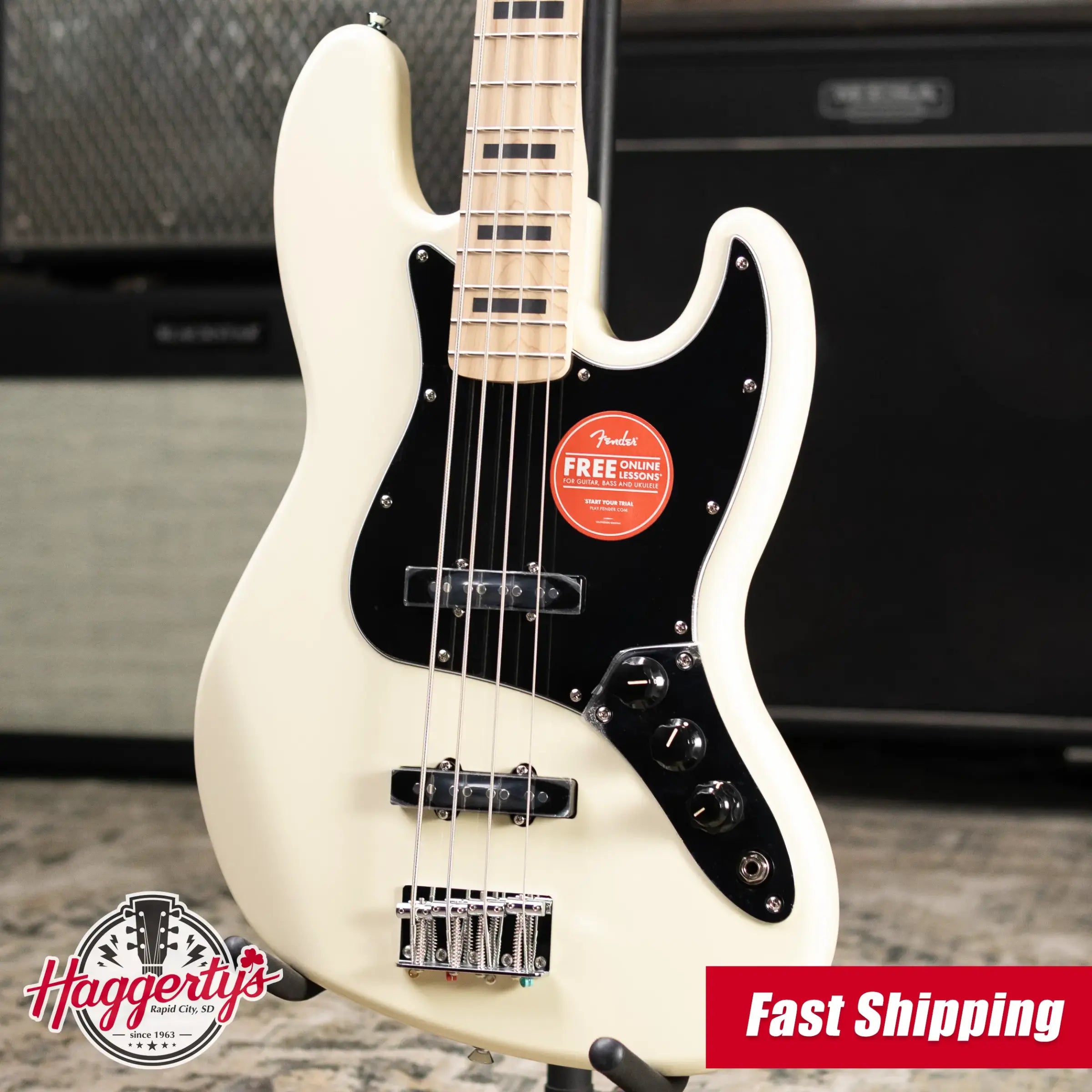 Squier Affinity Series Active Jazz Bass - Olympic White