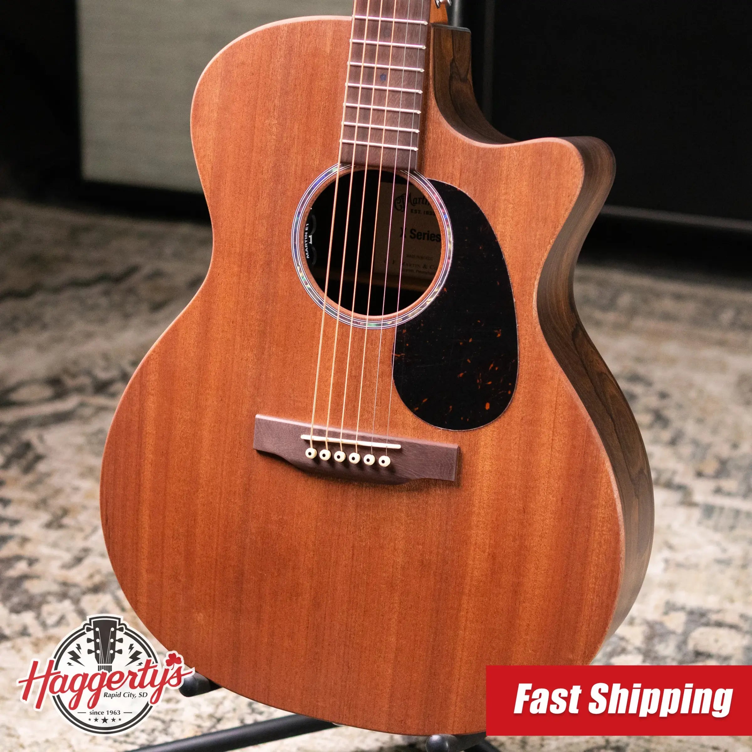 Martin GPC-X2E Ziricote Grand Performance Acoustic/Electric Guitar with Softshell Gig Bag