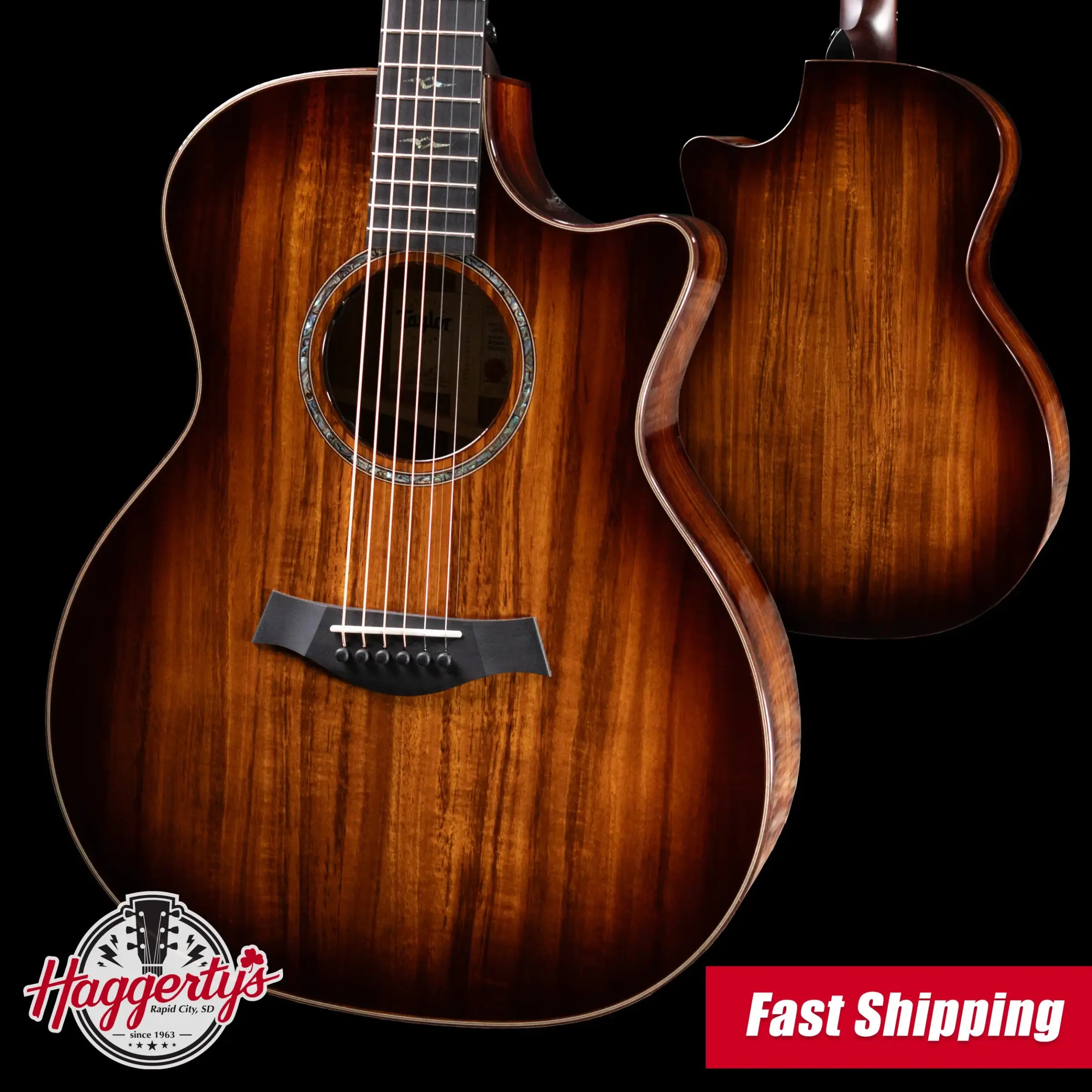 Taylor Next Generation K24ce Special Edition Grand Auditorium Acoustic/Electric Guitar - Shaded Edgeburst with Hardshell Case