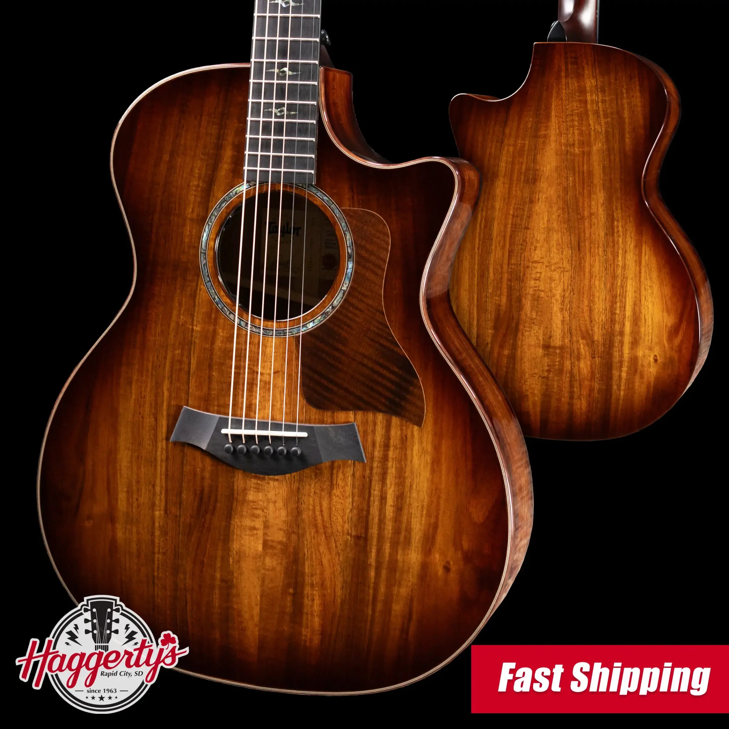 Taylor Next Generation K24ce Special Edition Grand Auditorium Acoustic/Electric Guitar - Shaded Edgeburst with Hardshell Case
