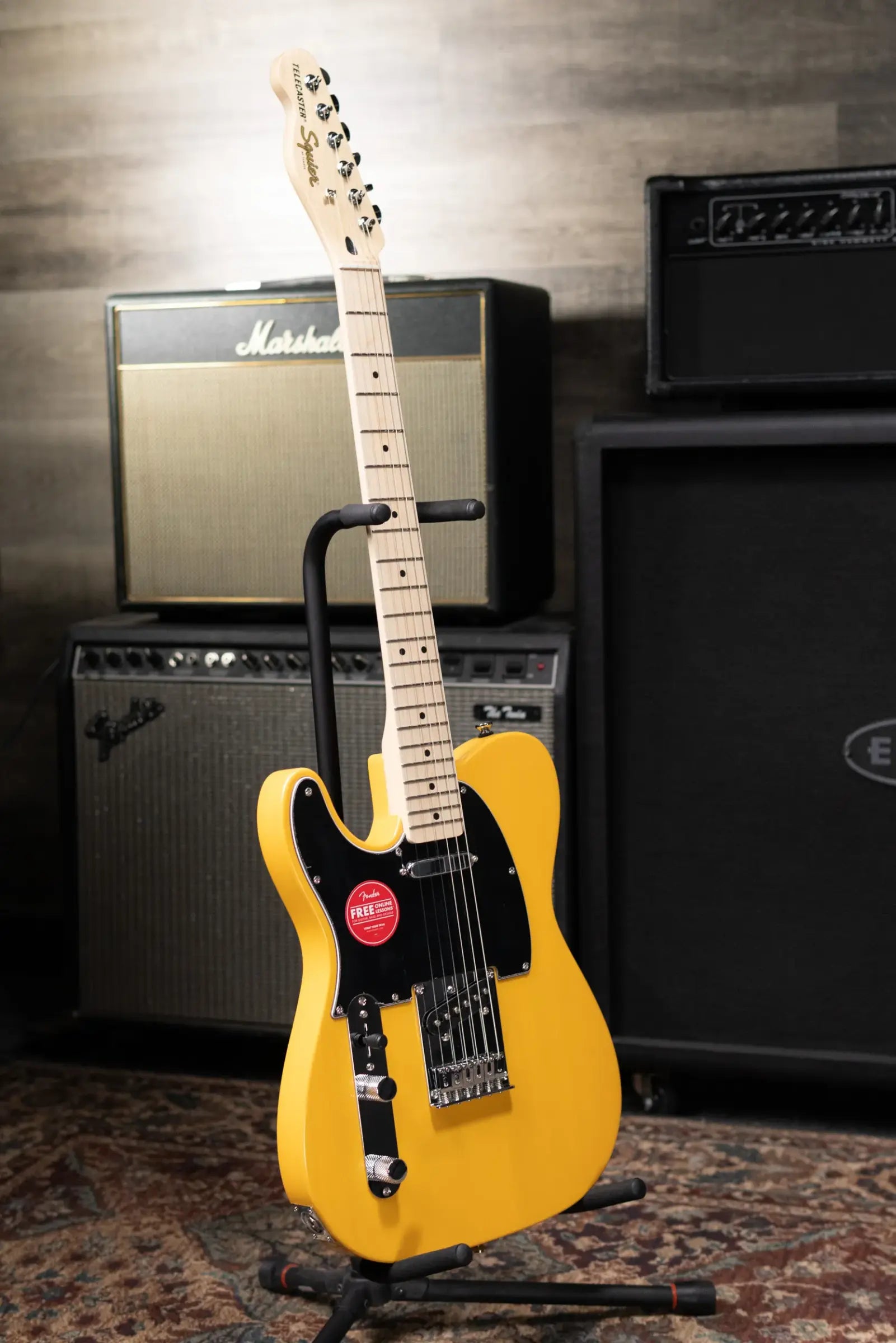 Squier Affinity Series Left-Hand Telecaster Electric Guitar - Butterscotch Blonde