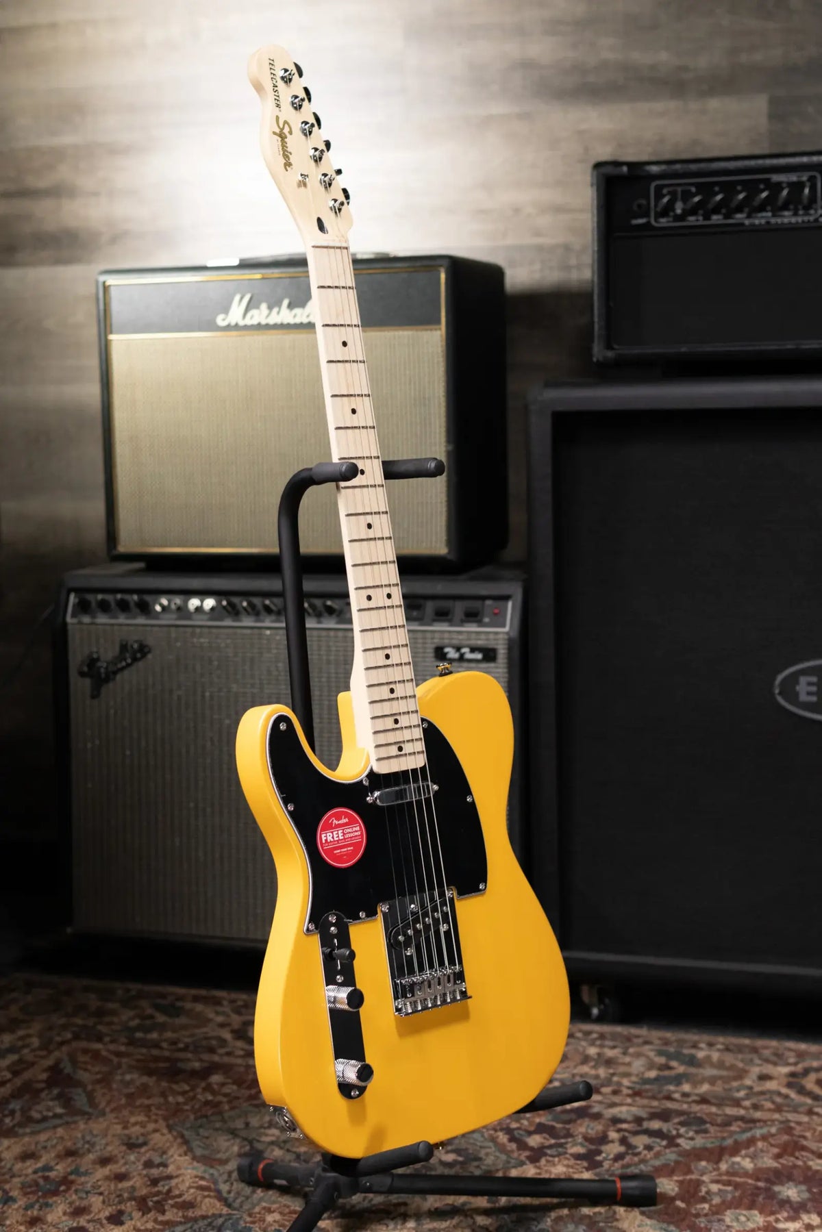 Squier Affinity Series Left-Hand Telecaster Electric Guitar - Butterscotch Blonde