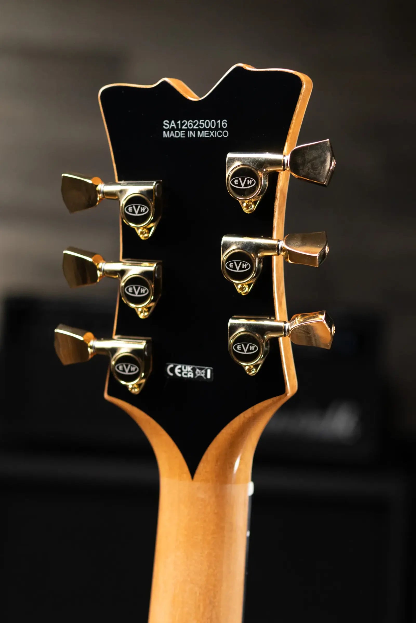 EVH SA-126 Special Semi-hollow Electric Guitar - Platinum Pearl Metallic with Hardshell Case