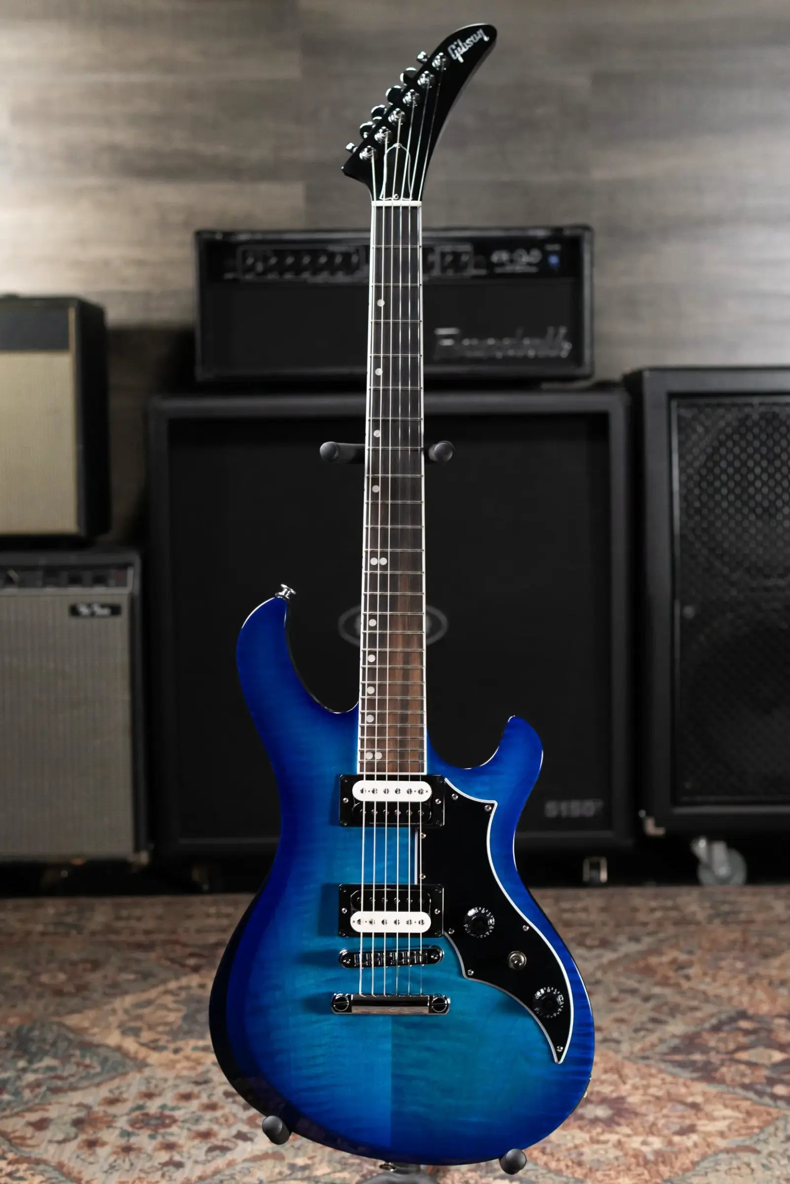 Gibson Victory Figured Electric Guitar - Cobalt Burst with Hardshell Case