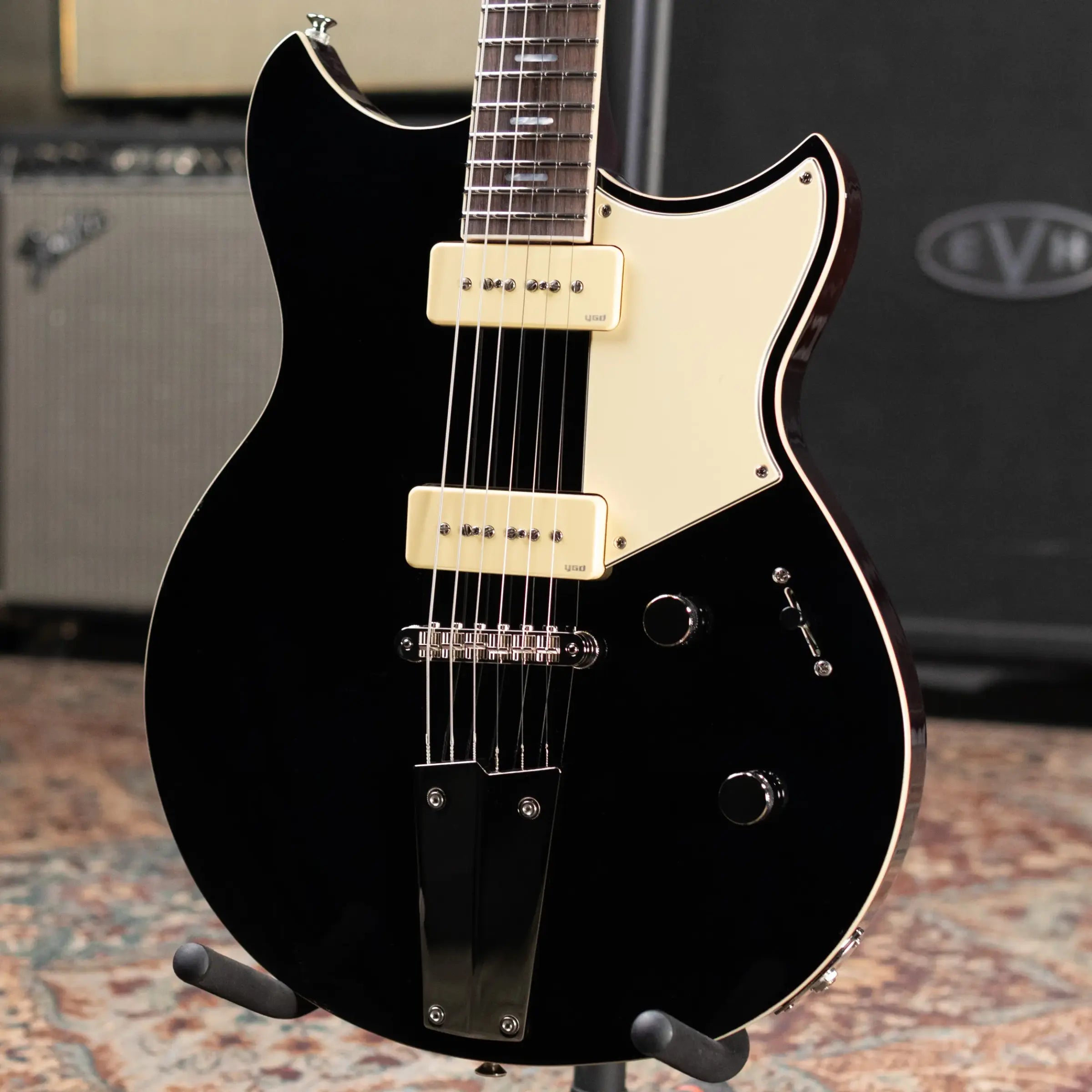 Yamaha RSS02T BL Revstar Standard Electric Guitar - Black with Gig Bag