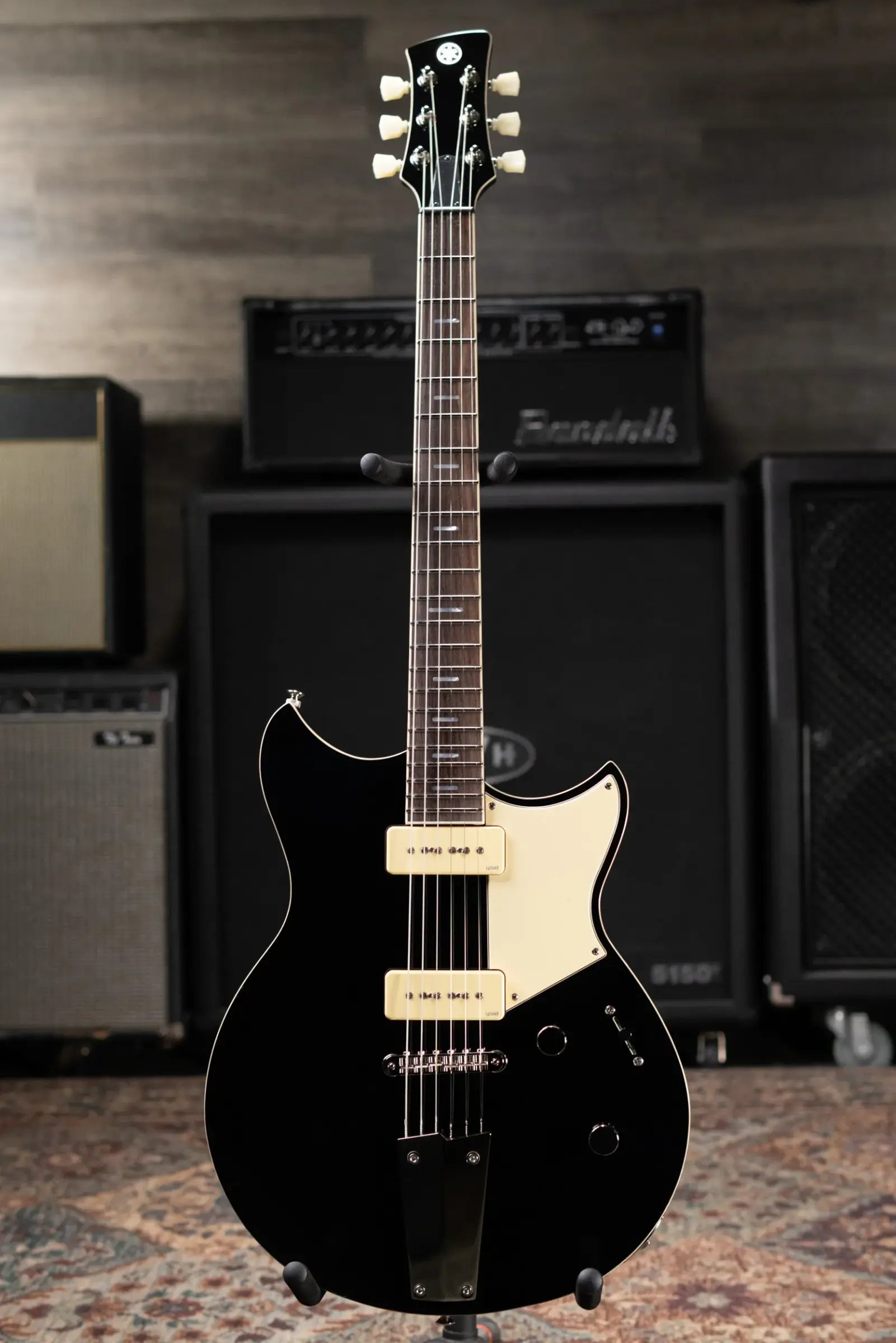 Yamaha RSS02T BL Revstar Standard Electric Guitar - Black with Gig Bag