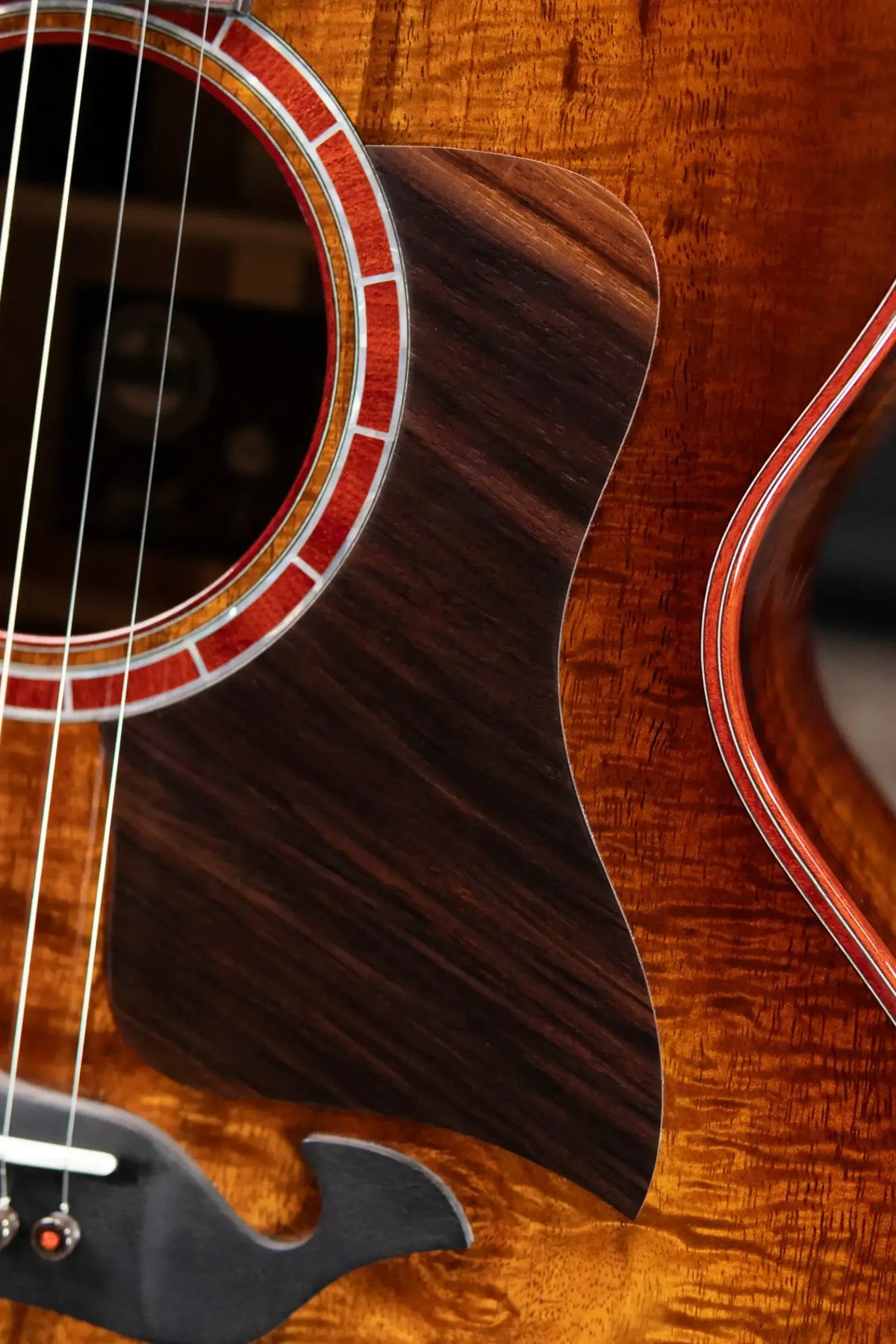 Taylor Custom Shop Jumbo One-Off Acoustic/Electric Guitar - AA Koa with Hardshell Case