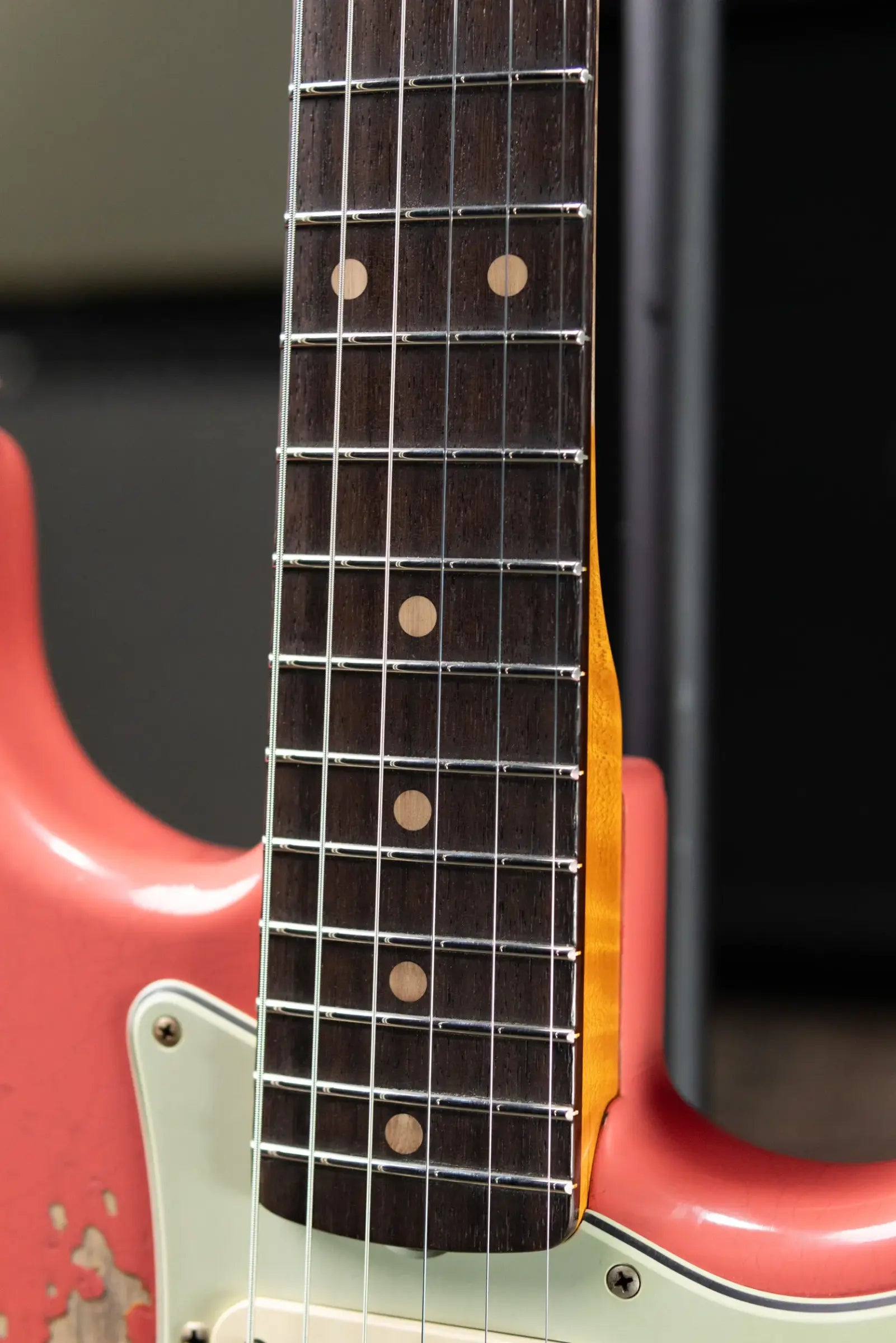 Fender Custom Shop '60 Stratocaster Heavy Relic Electric Guitar - Super Faded Fiesta Red over 3-Tone Burst with Hardshell Case