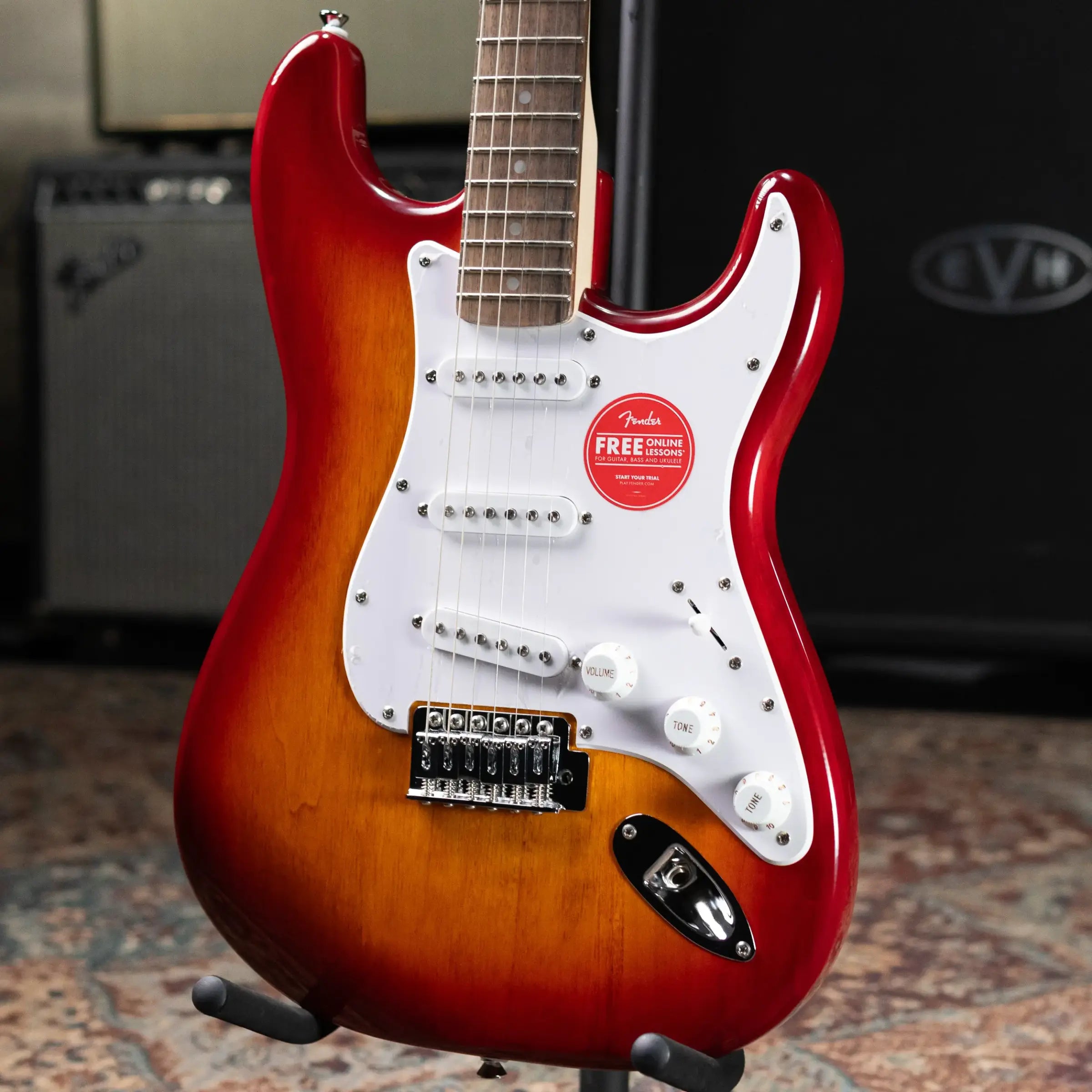 Squier Sonic Stratocaster Electric Guitar - Sienna Sunburst