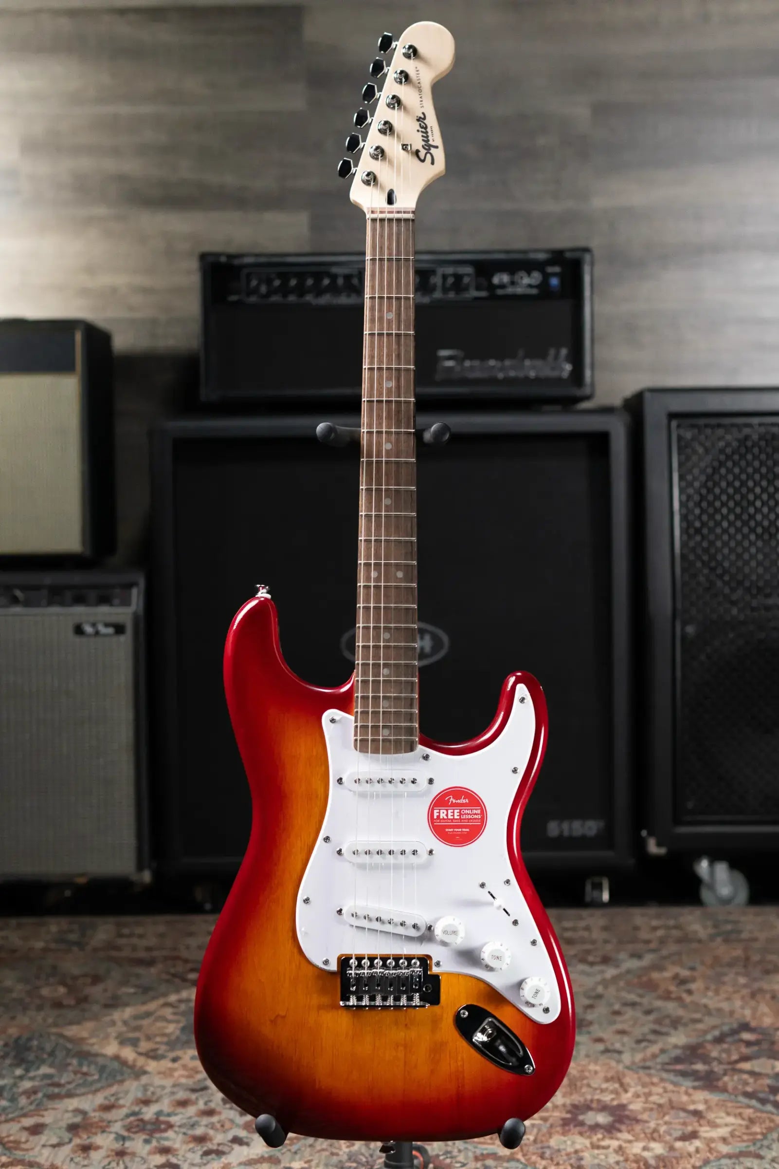 Squier Sonic Stratocaster Electric Guitar - Sienna Sunburst