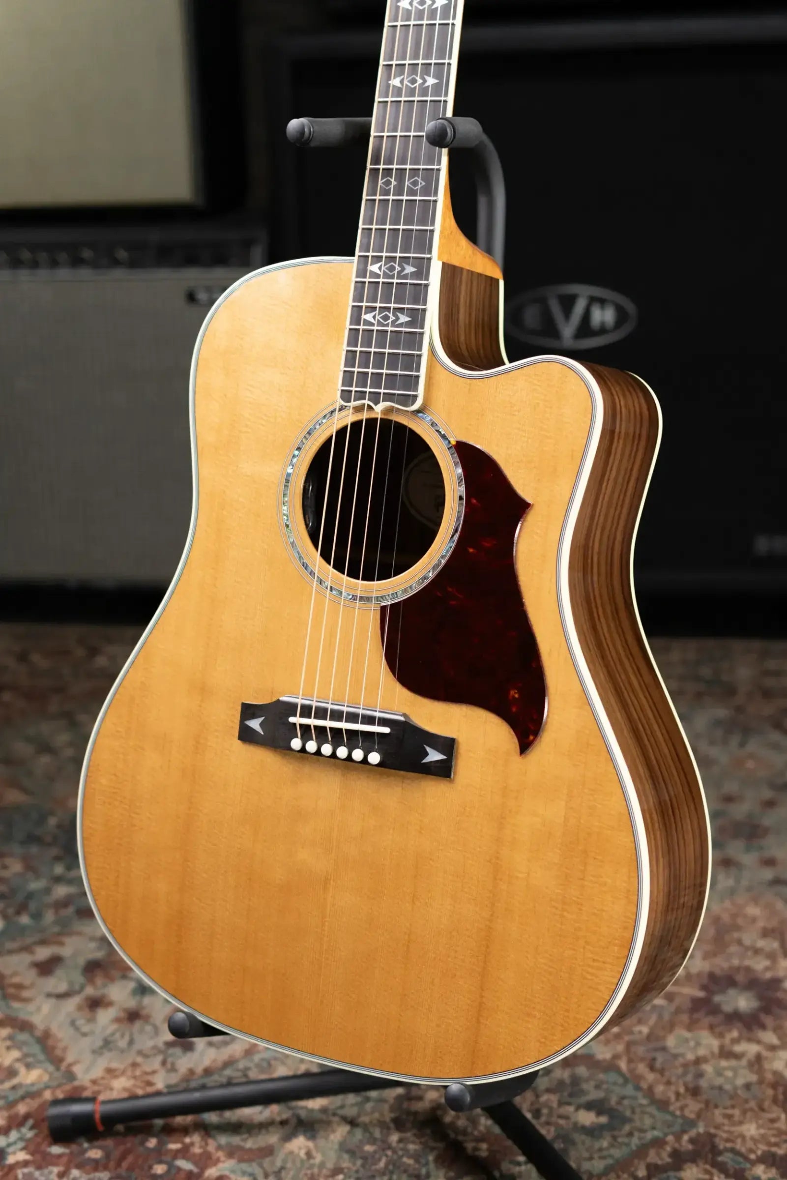 Gibson Songwriter Recording Artist EC Acoustic/Electric Guitar - Antique Natural with Hardshell Case
