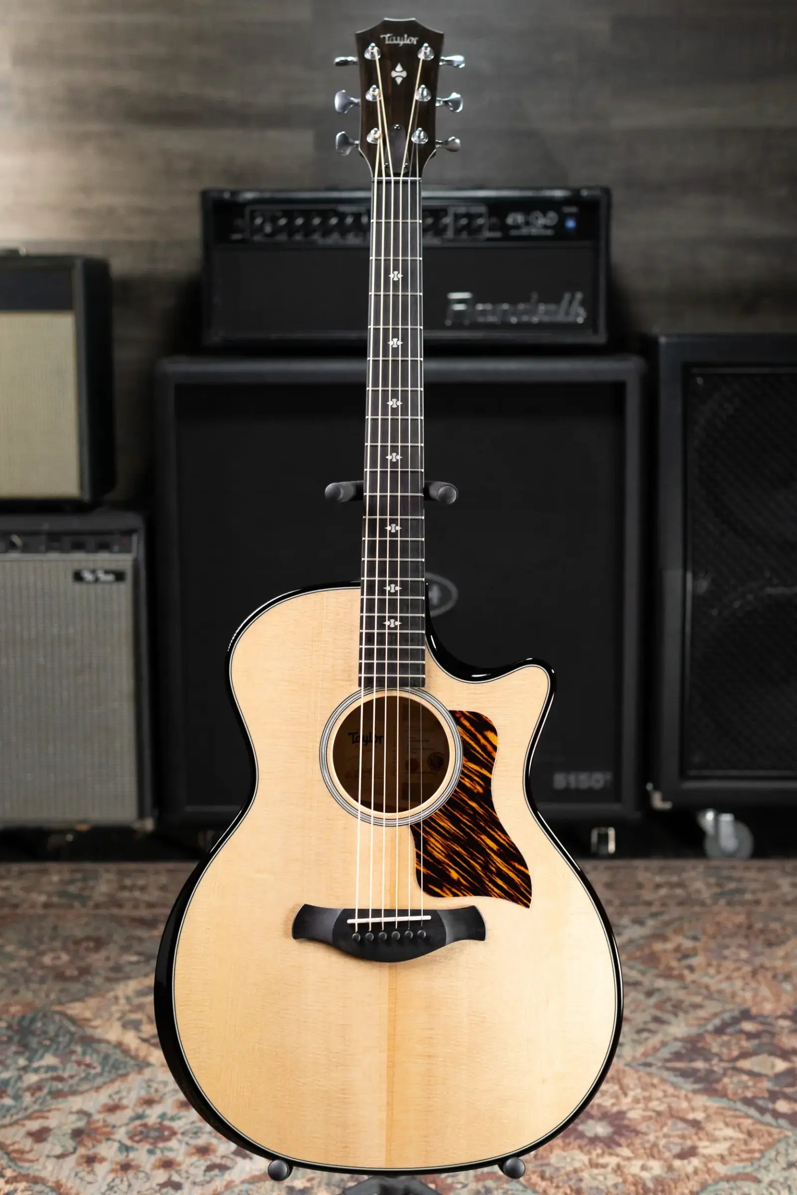 Taylor Next Generation Builder's Edition 514ce Grand Auditorium Acoustic/Electric Guitar - Natural with Hardshell Case