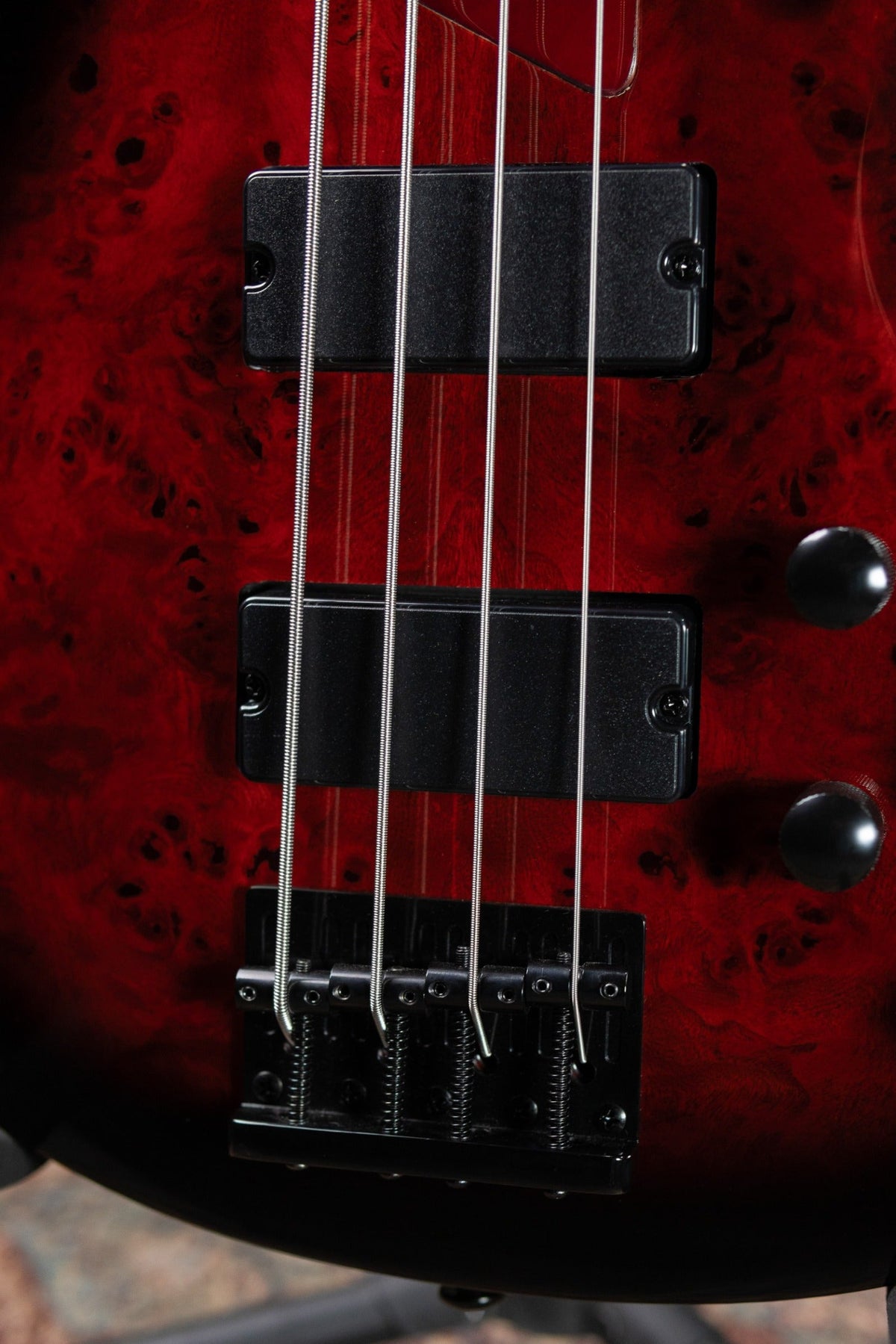 ESP LTD B-204DX Electric Bass - Red Burst