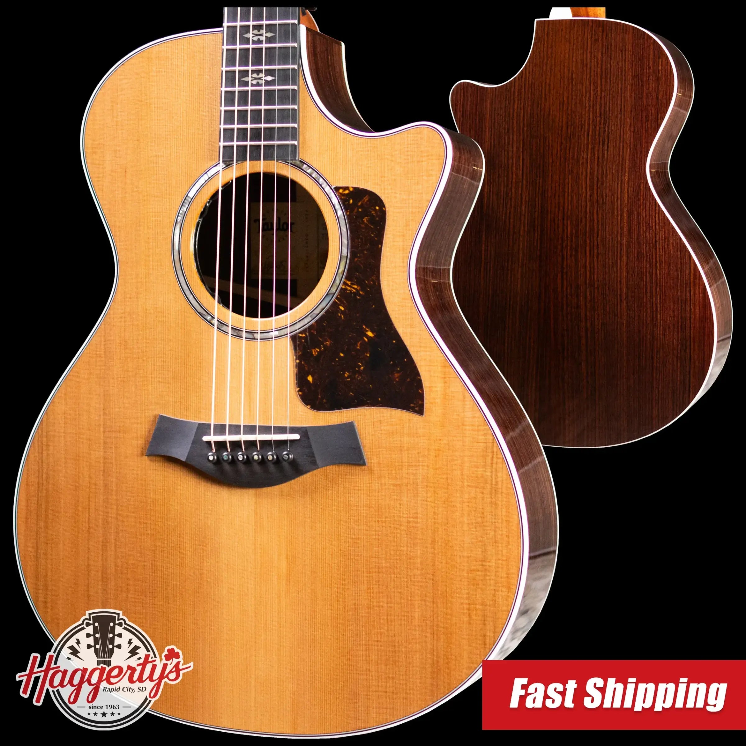 Taylor Next Generation 712ce Grand Concert Acoustic/Electric Guitar - Indian Rosewood/Cedar with Hardshell Case