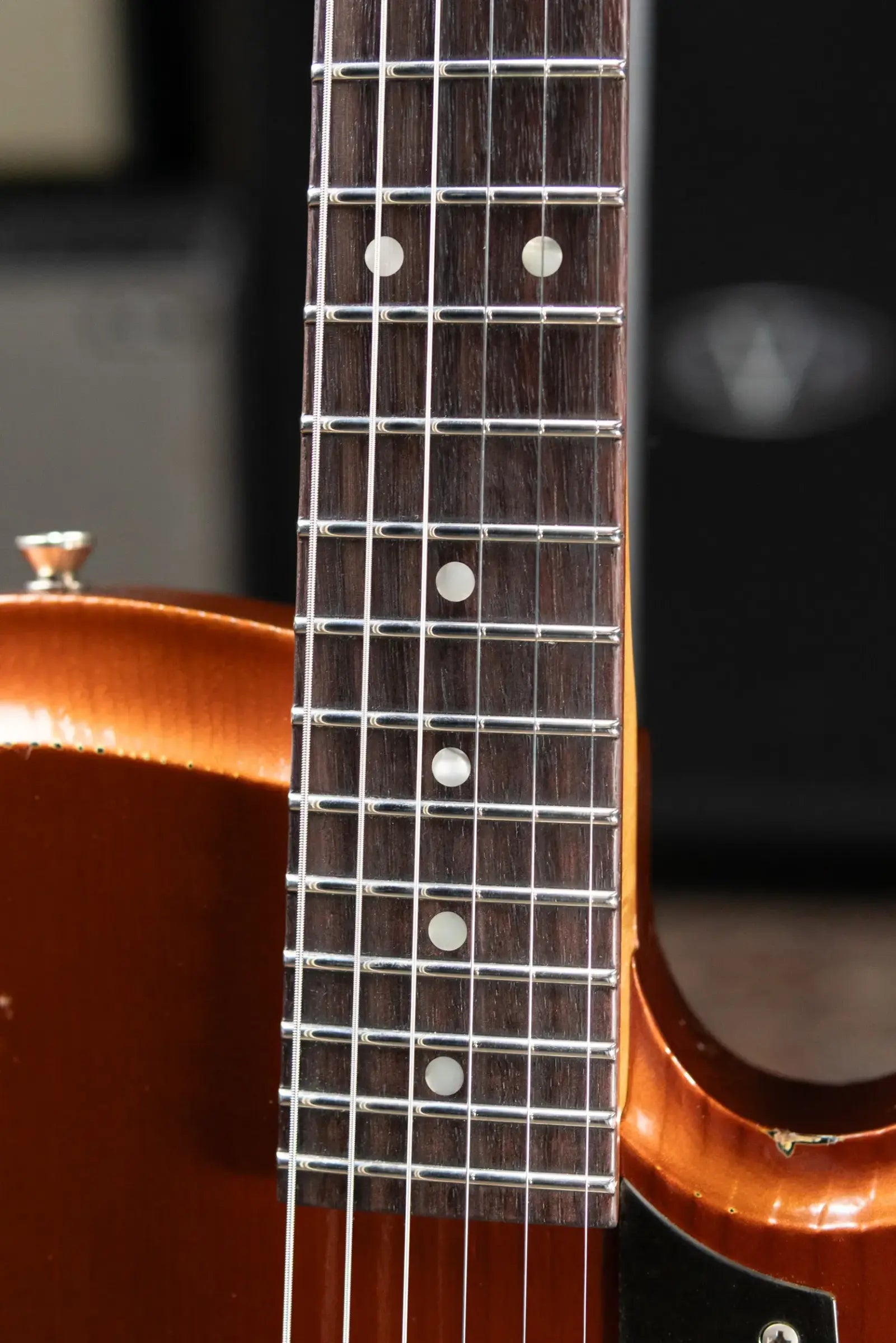 Novo Custom Shop Solus M1 Electric Guitar - Copper over '64 3-Tone Burst with Gig Bag