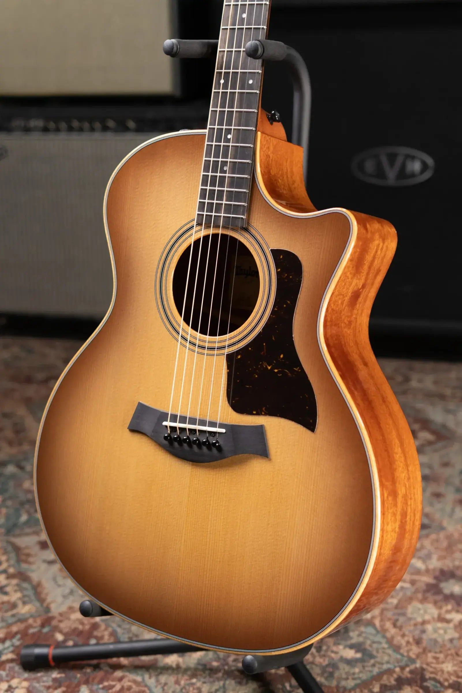 Taylor 314ce Studio Grand Auditorium Acoustic/Electric Guitar - Shaded Edge Burst with Gig Bag