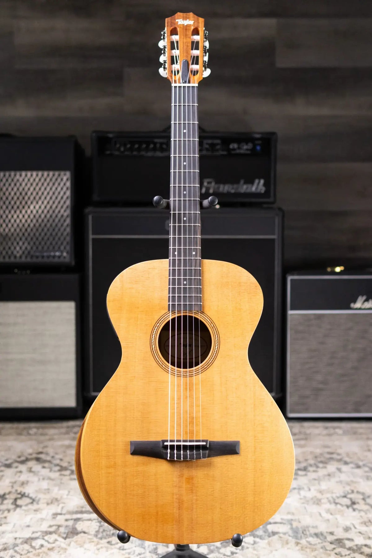 Taylor Academy 12e-N Nylon Grand Concert Acoustic/Electric Guitar with Gig Bag