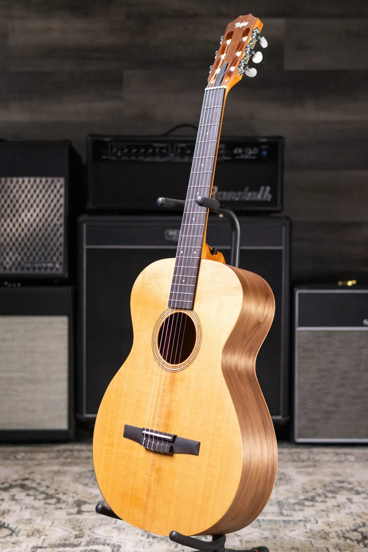 Taylor Academy 12e-N Nylon Grand Concert Acoustic/Electric Guitar with Gig Bag