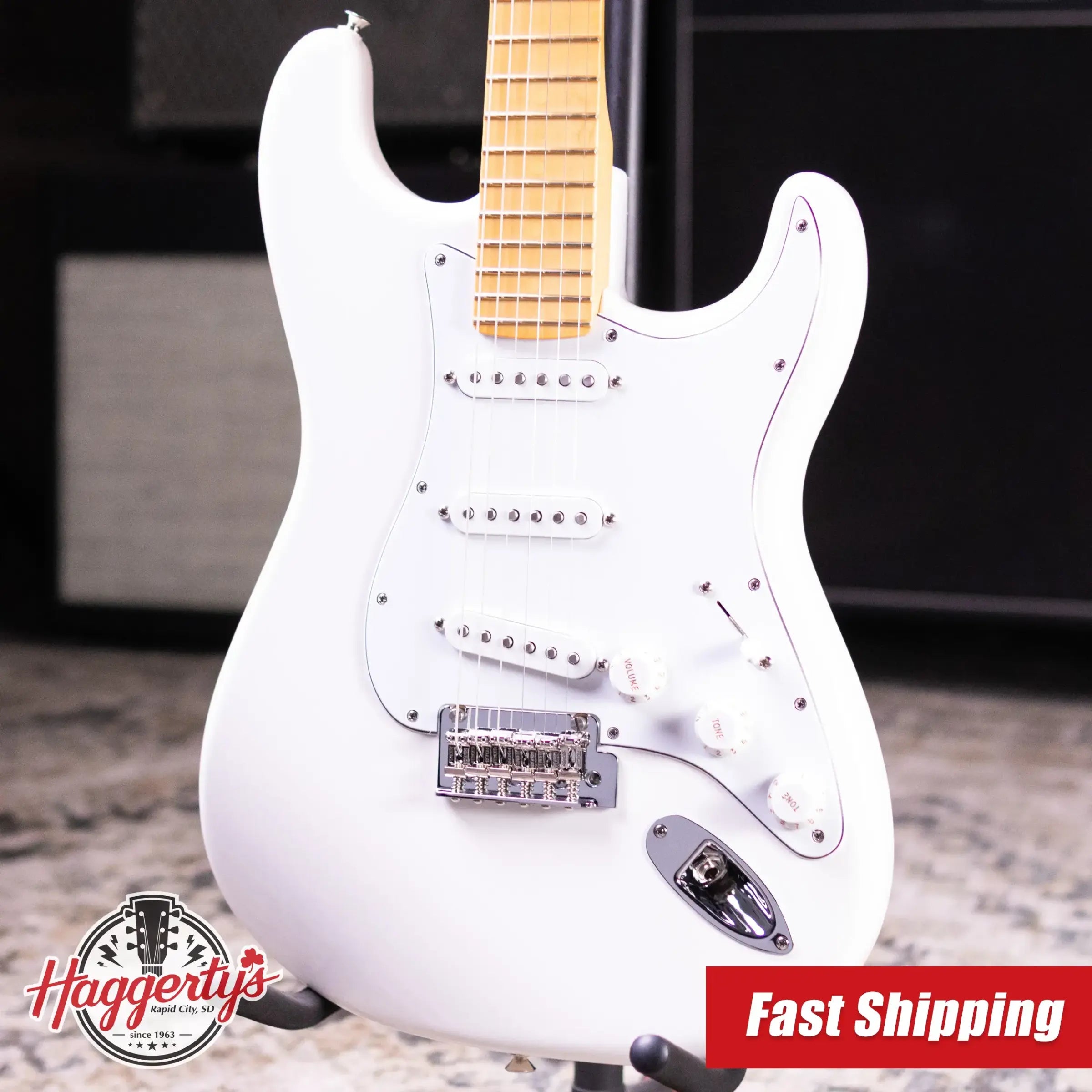 Fender Dealer Exclusive Player II Stratocaster Electric Guitar - Polar White with Matching Headstock