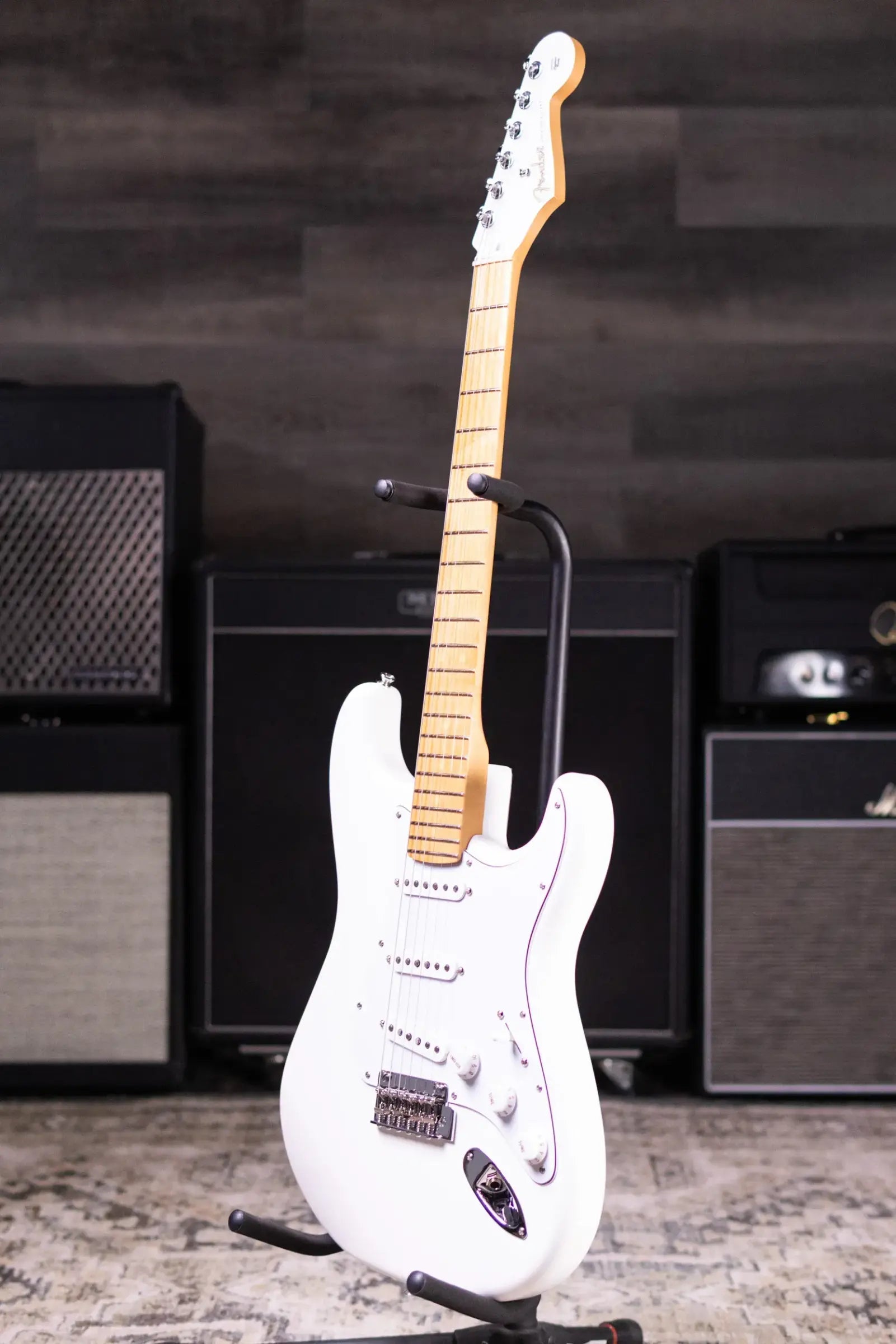 Fender Dealer Exclusive Player II Stratocaster Electric Guitar - Polar White with Matching Headstock
