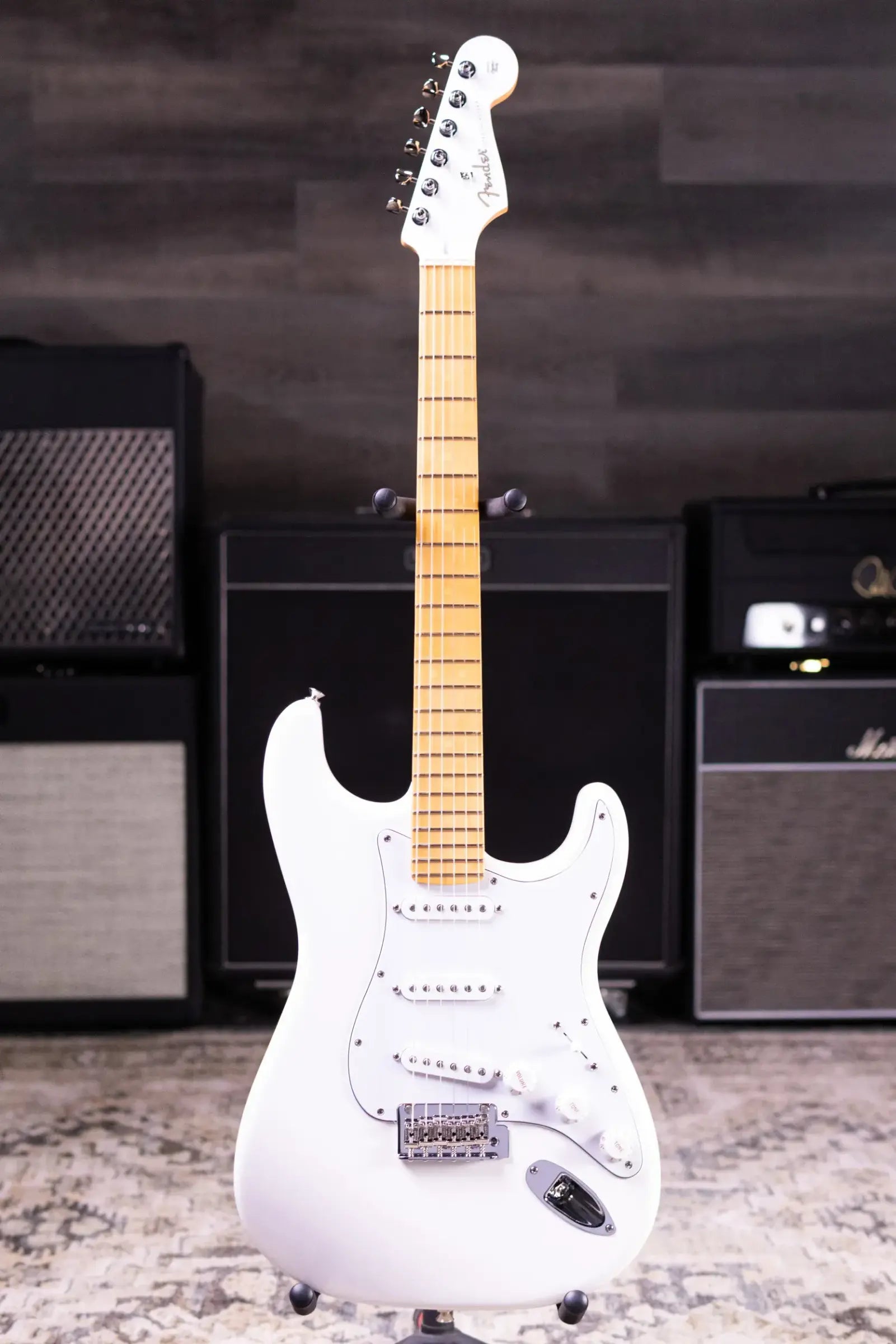 Fender Dealer Exclusive Player II Stratocaster Electric Guitar - Polar White with Matching Headstock