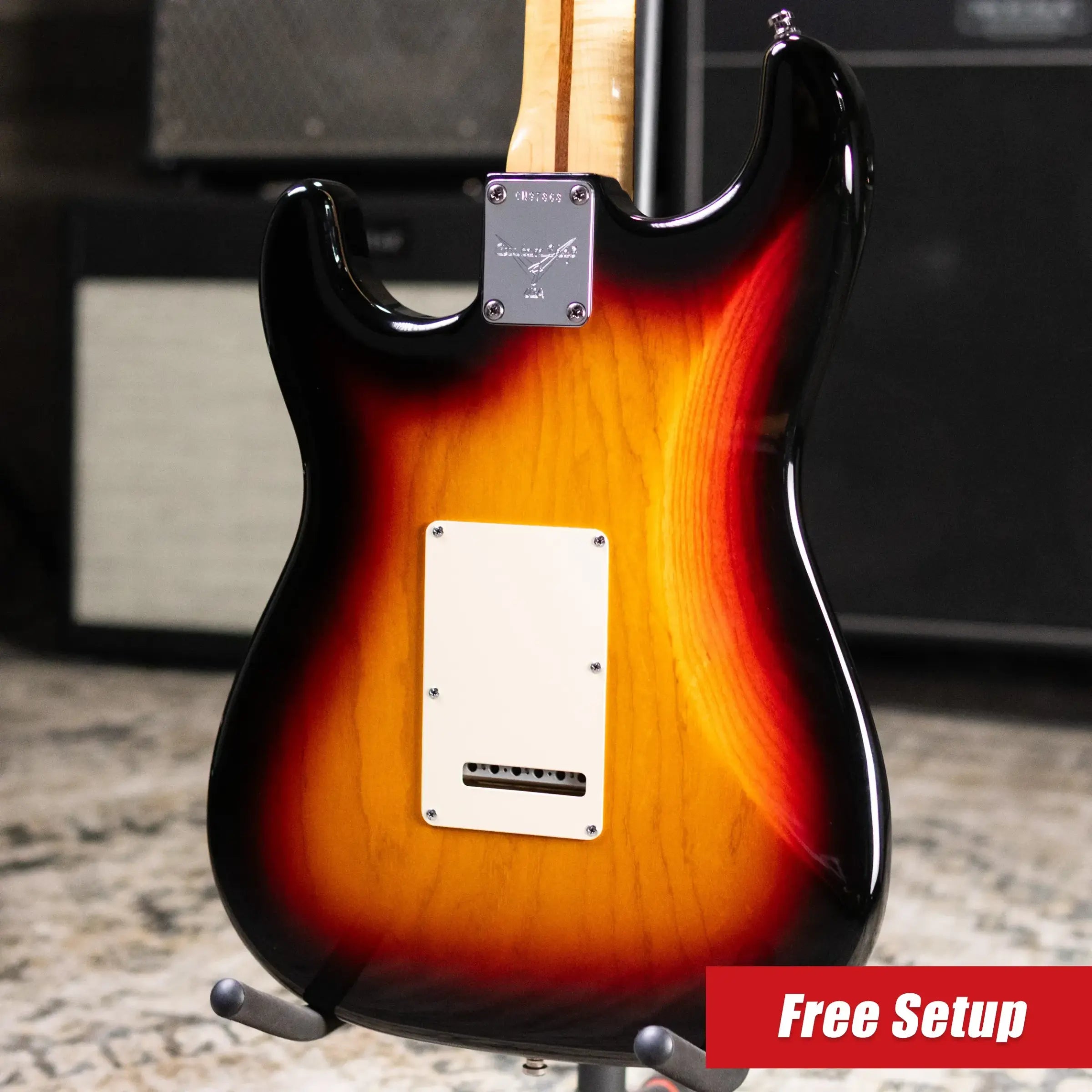 Fender Custom Shop Custom Classic Stratocaster Electric Guitar - 3-Tone Burst with Hardshell Case - Used