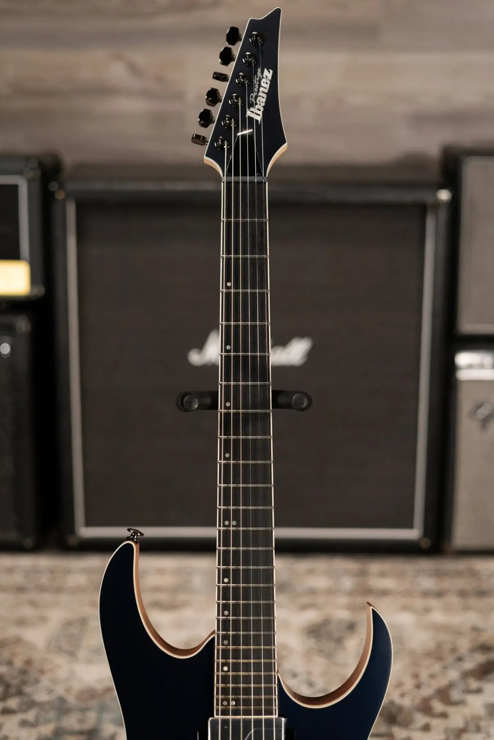 Ibanez Prestige RG5121R Electric Guitar - Dark Tide Blue Flat with Hardshell Case