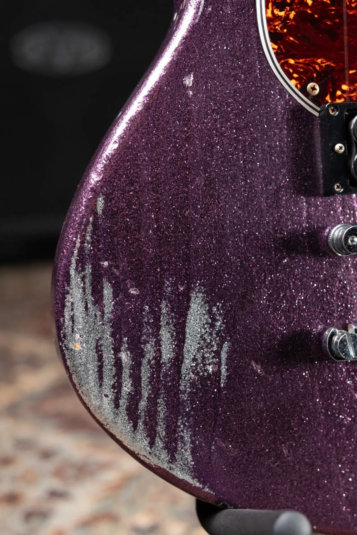 Novo Solus H2 Electric Guitar - Grape Jelly Sparkle with Hardshell Case - Used