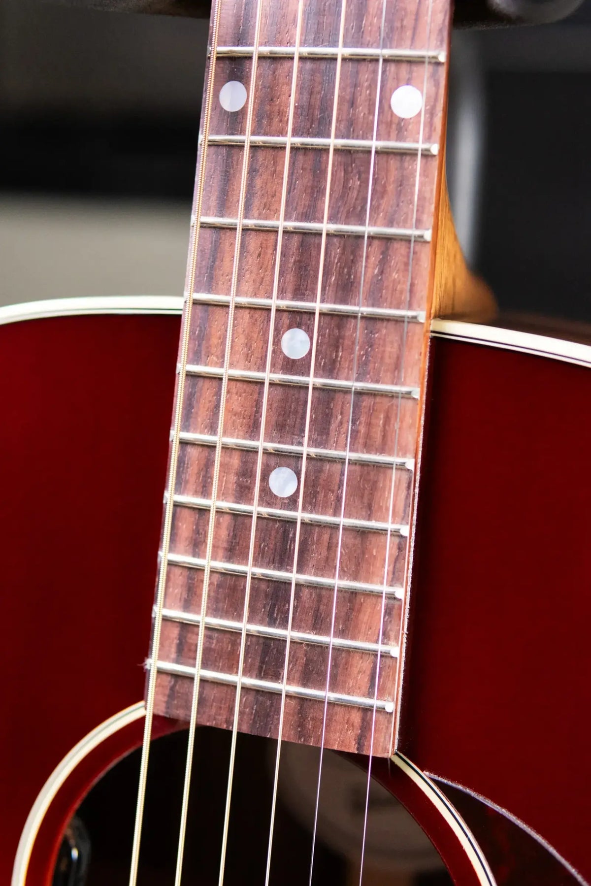 Gibson J-45 Standard HiFi DNA Rosewood Acoustic/Electric Guitar - Rosewood Burst with Hardshell Case