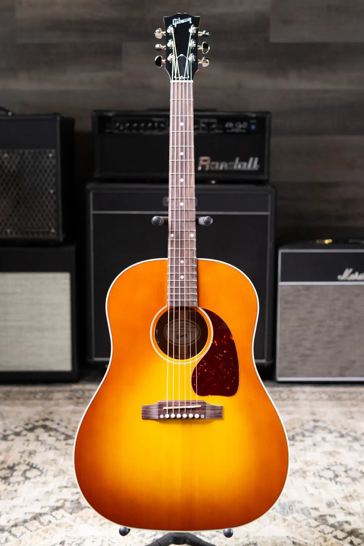 Gibson J-45 Standard HiFi DNA Acoustic/Electric Guitar - Heritage Cherry Sunburst with Hardshell Case