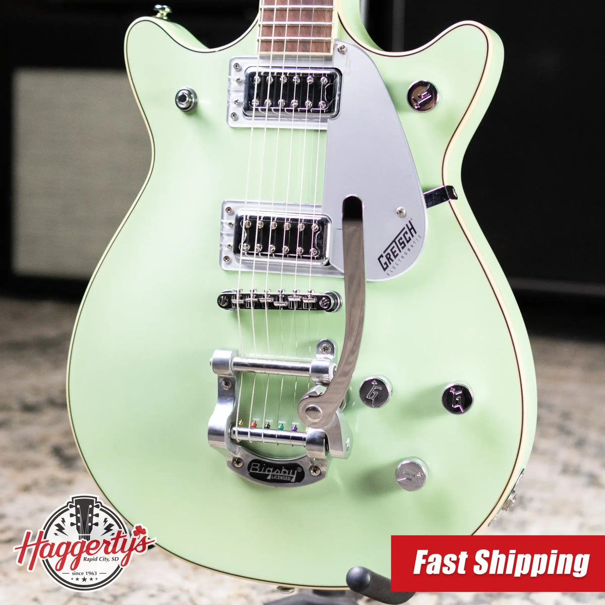 Gretsch G5232T Electromatic Double Jet FT with Bigsby - Broadway Jade with Gig Bag - Used