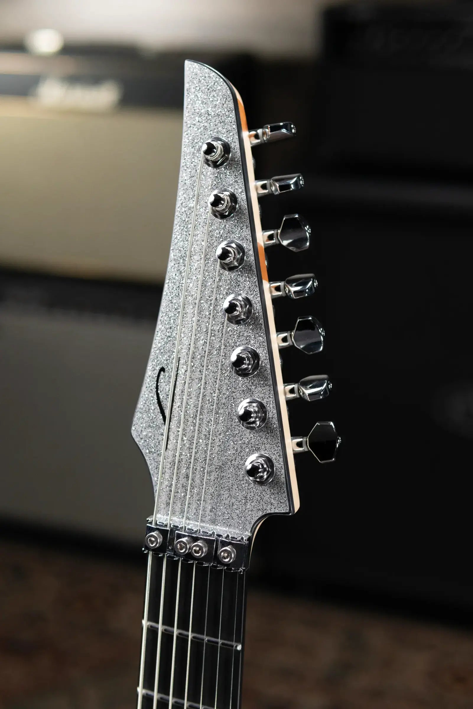 Legator Y07 7-String Electric Guitar - Silver with Gig Bag - Used