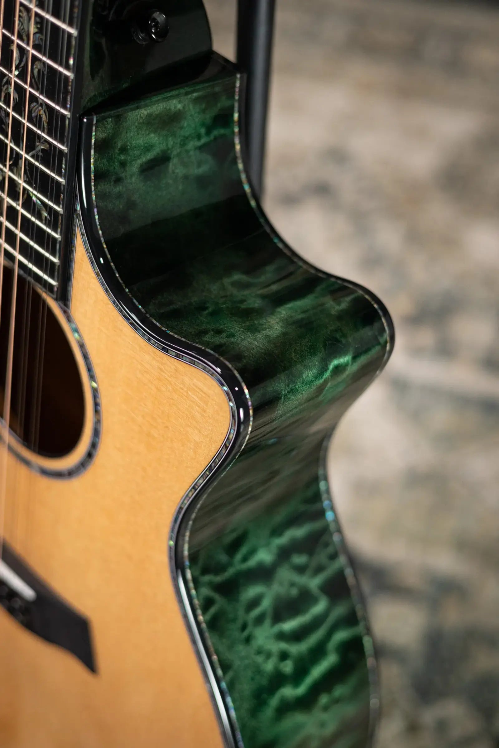 Taylor Custom Shop #13083 C54ce 12-String Grand Auditorium Acoustic/Electric Guitar - Quilted Maple/Adirondack with Hardshell Case