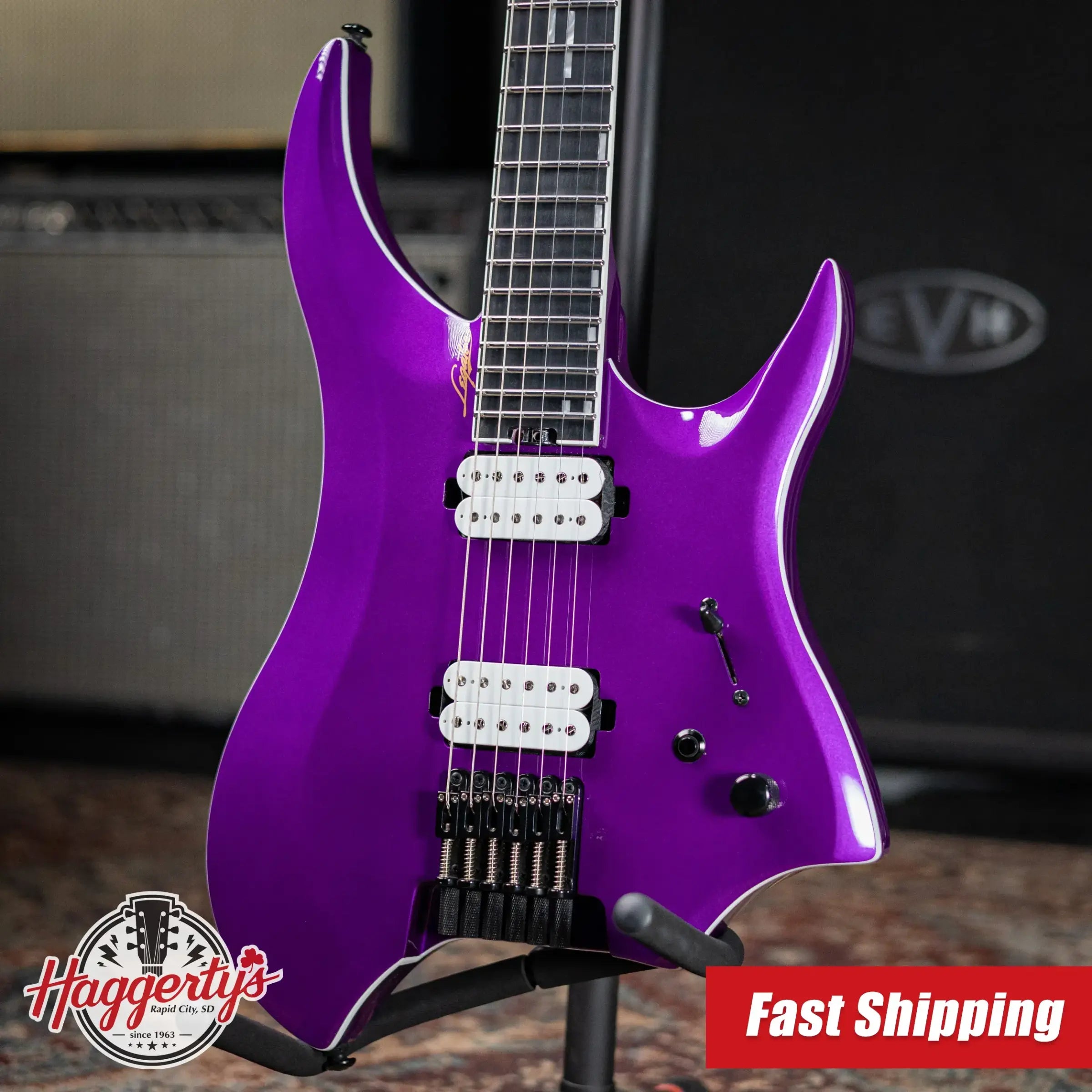 Legator R6SS Revenant Bolt-On Electric Guitar - Gloss Purple - B-Stock