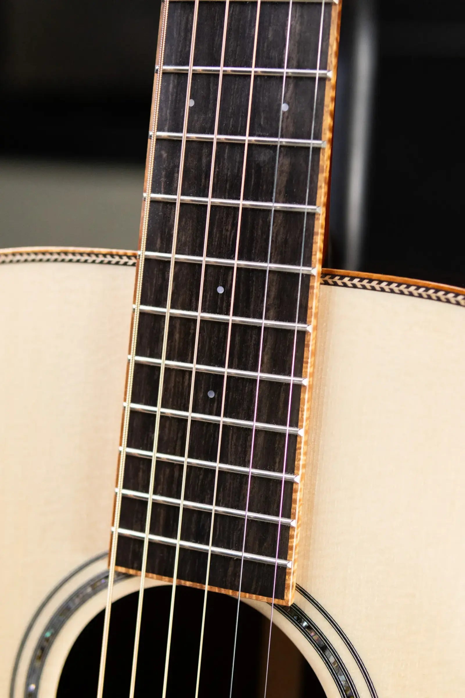 Santa Cruz Guitar Company OM Acoustic Guitar - Moon Spruce/Brazilian Rosewood with Hardshell Case