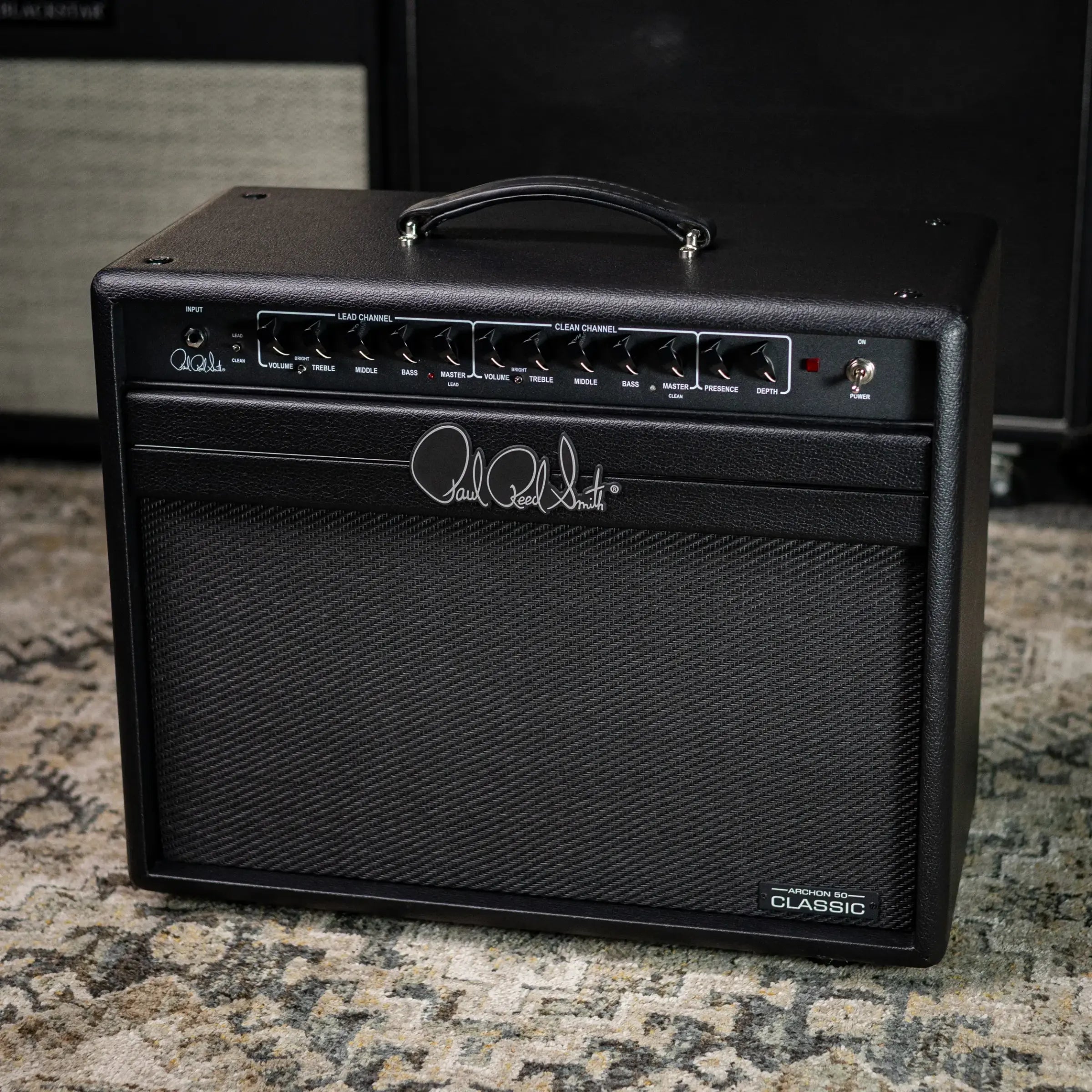 (Display) PRS Archon Classic 50 1x12 Combo Guitar Amplifier - Stealth Black - copy
