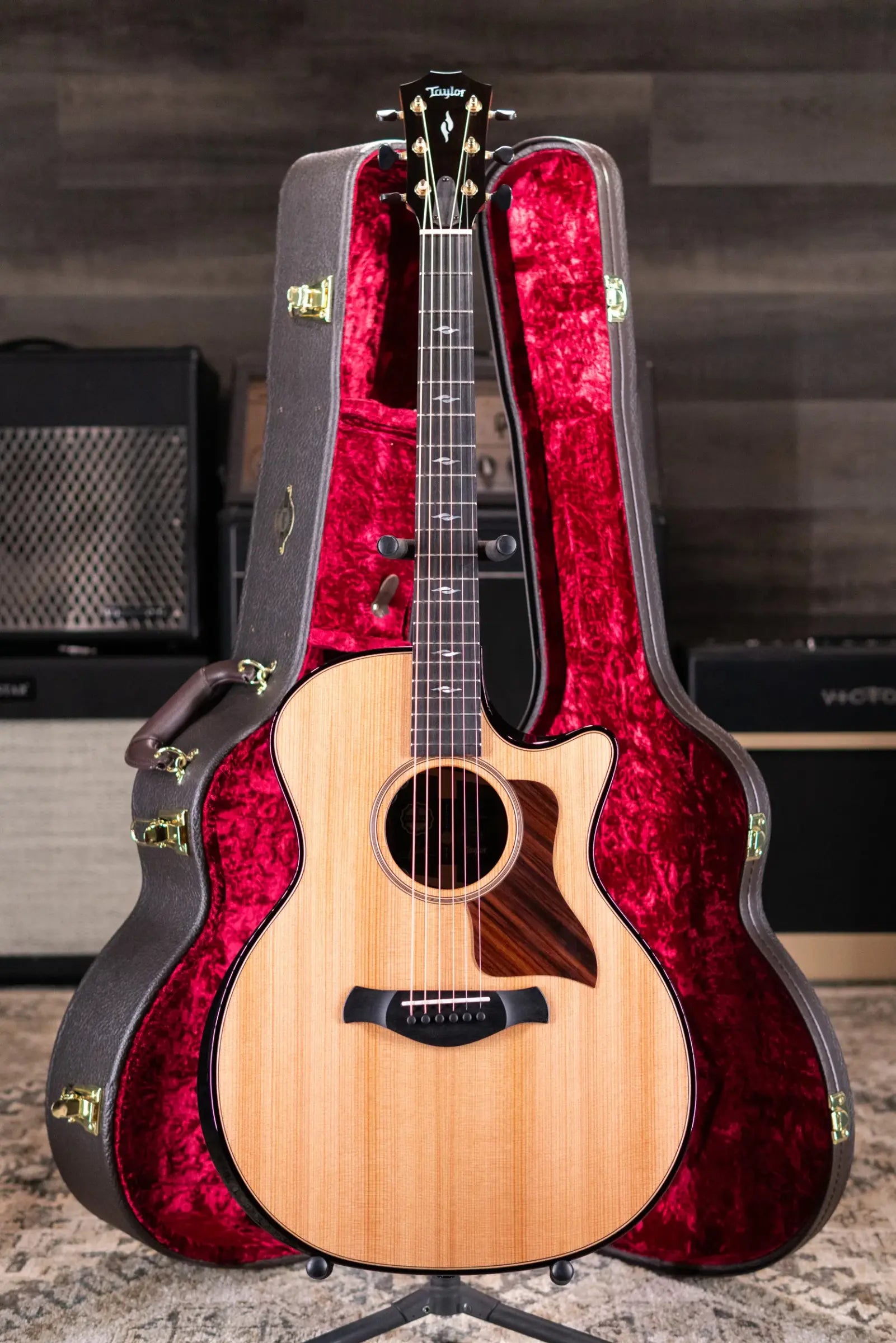 Taylor Custom Shop #C0709 Builder's Edition Grand Auditorium Acoustic/Electric Guitar with Hardshell Case